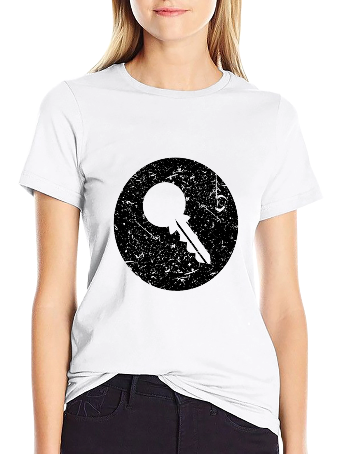 Key Graphic Black T-Shirt