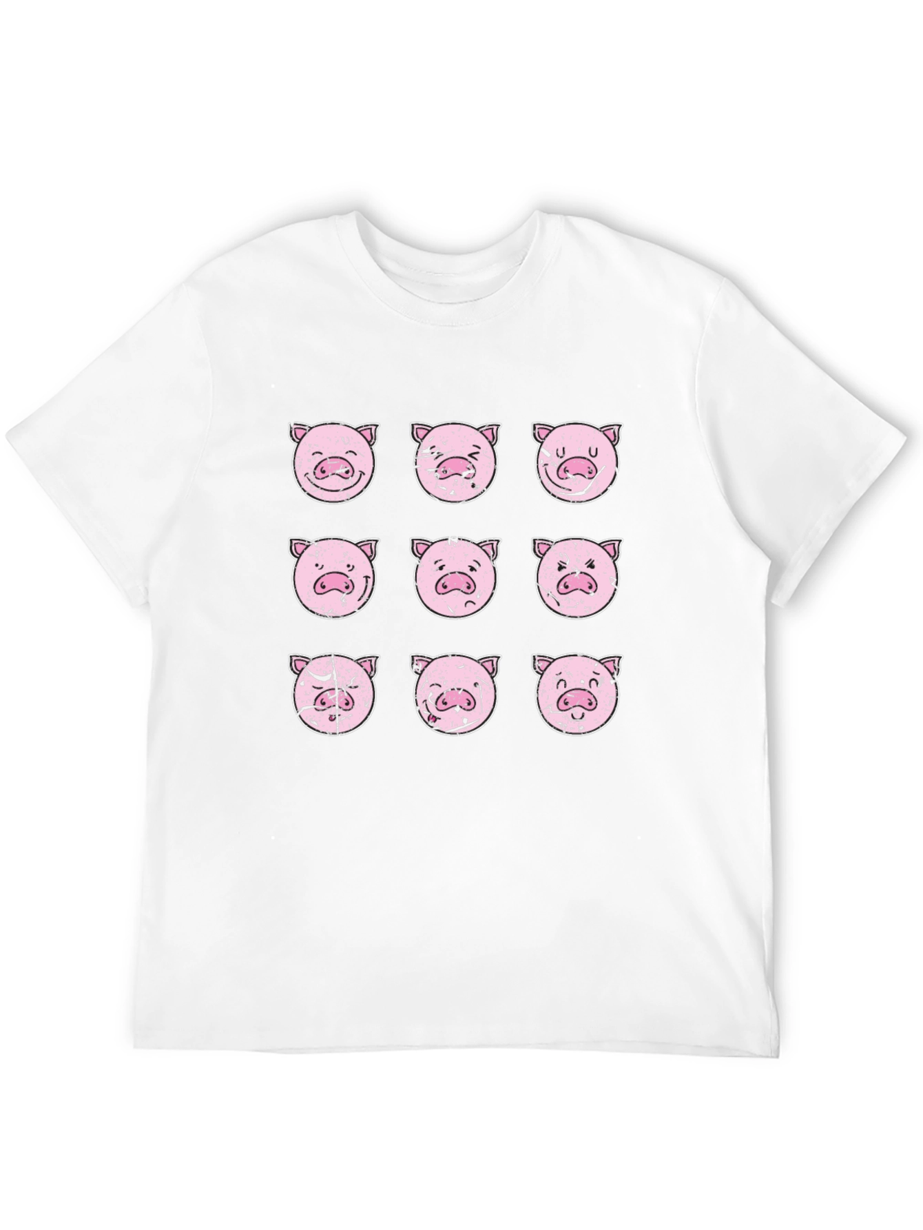 Expression Pig T-Shirt - Black Graphic Tee