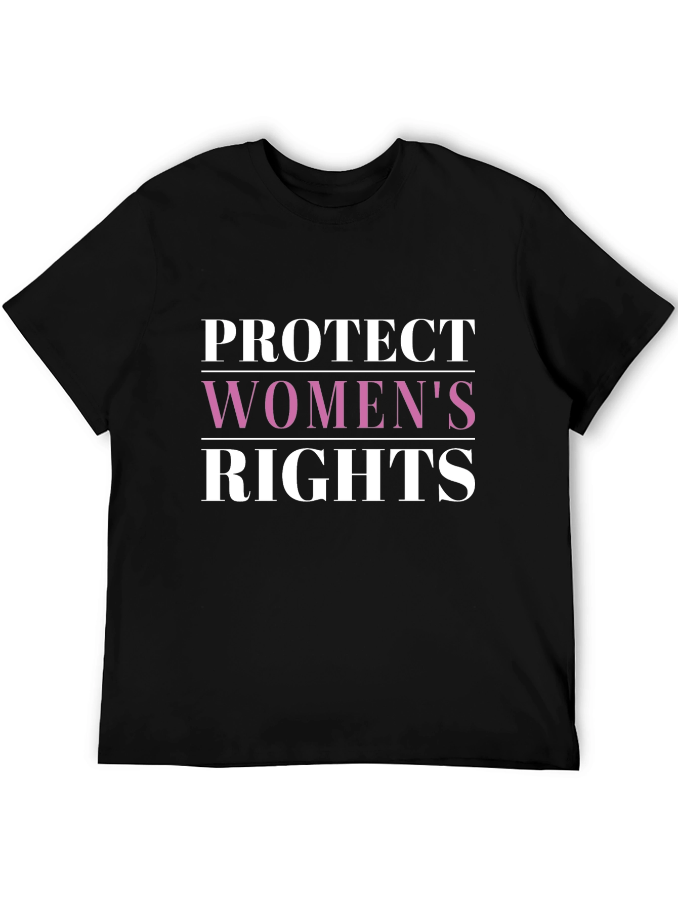 Protect Womens Rights Graphic Tee - Black