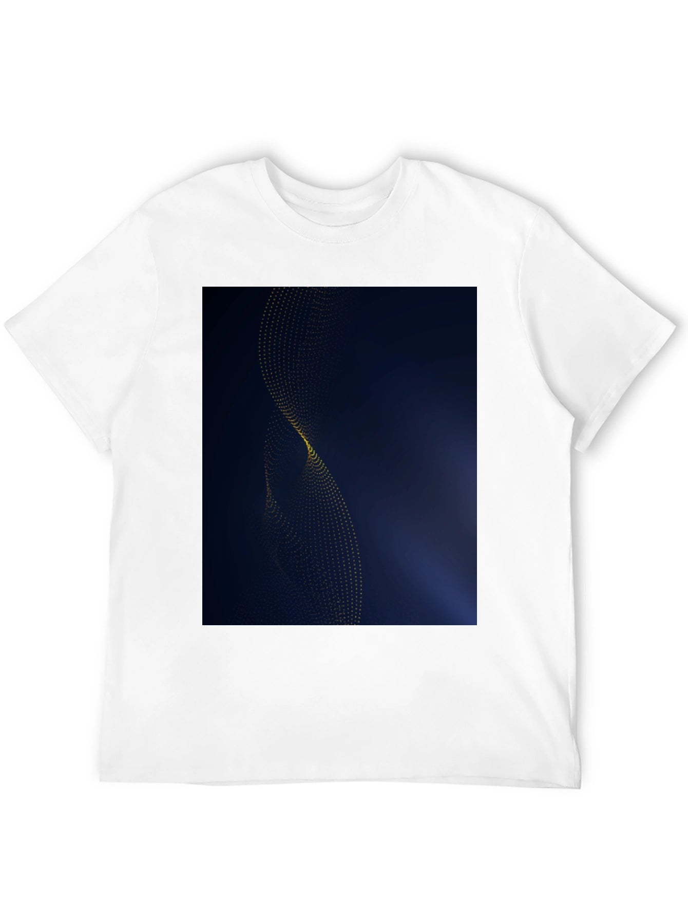 Modern Abstract Graphic Black T-Shirt