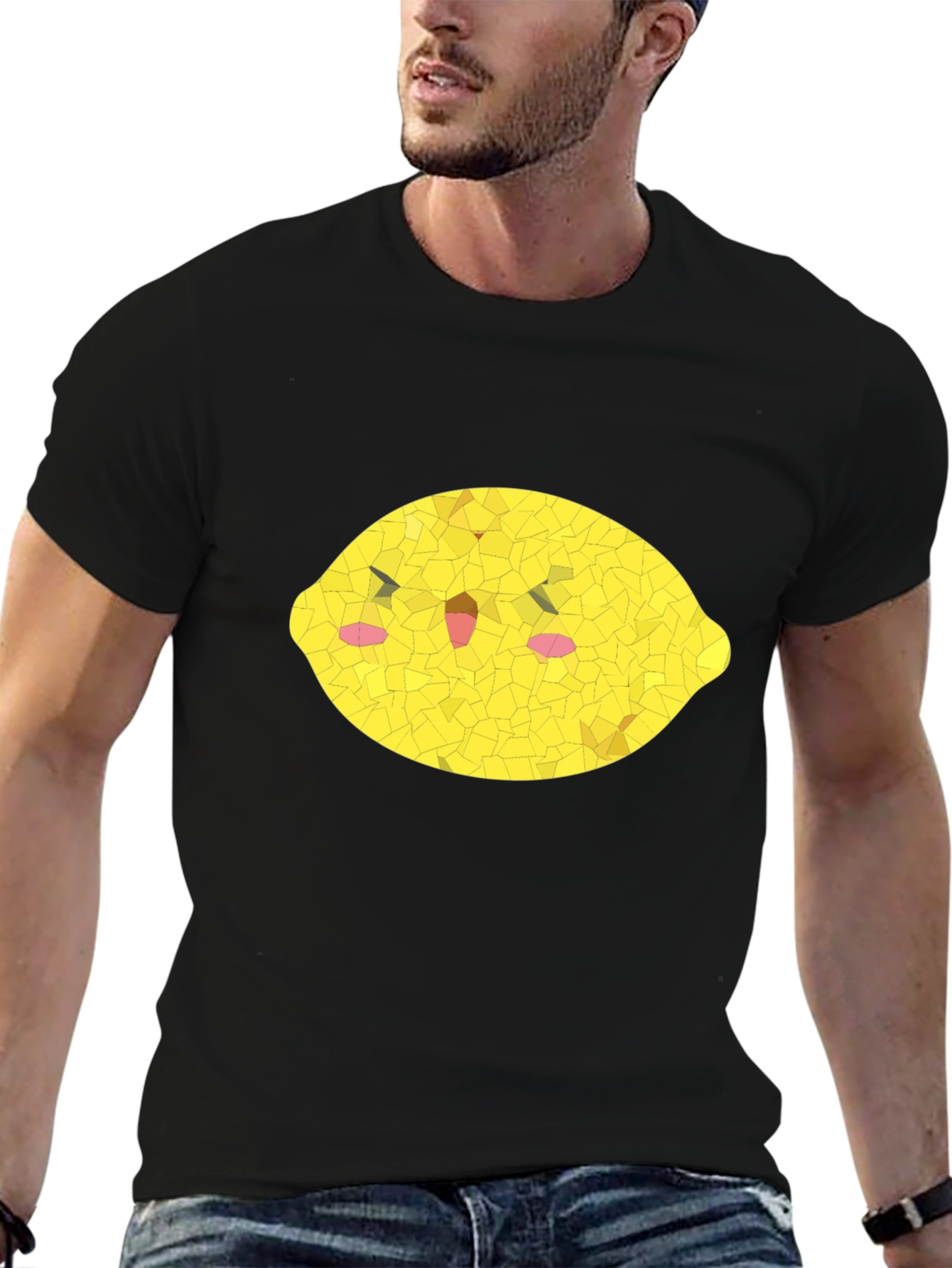 Lemon Graphic Tee - Black Unisex T-Shirt