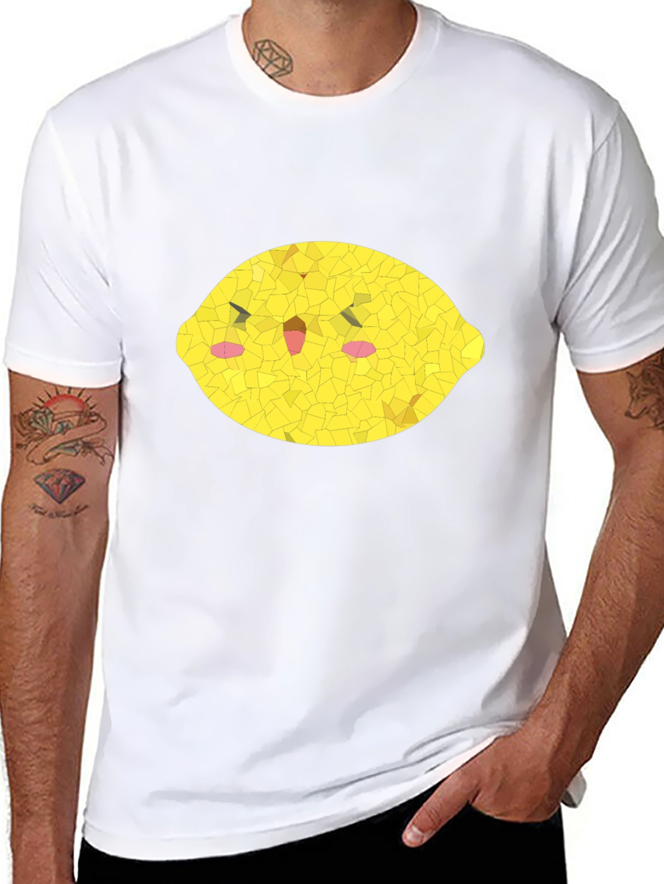 Lemon Graphic Tee - Black Unisex T-Shirt
