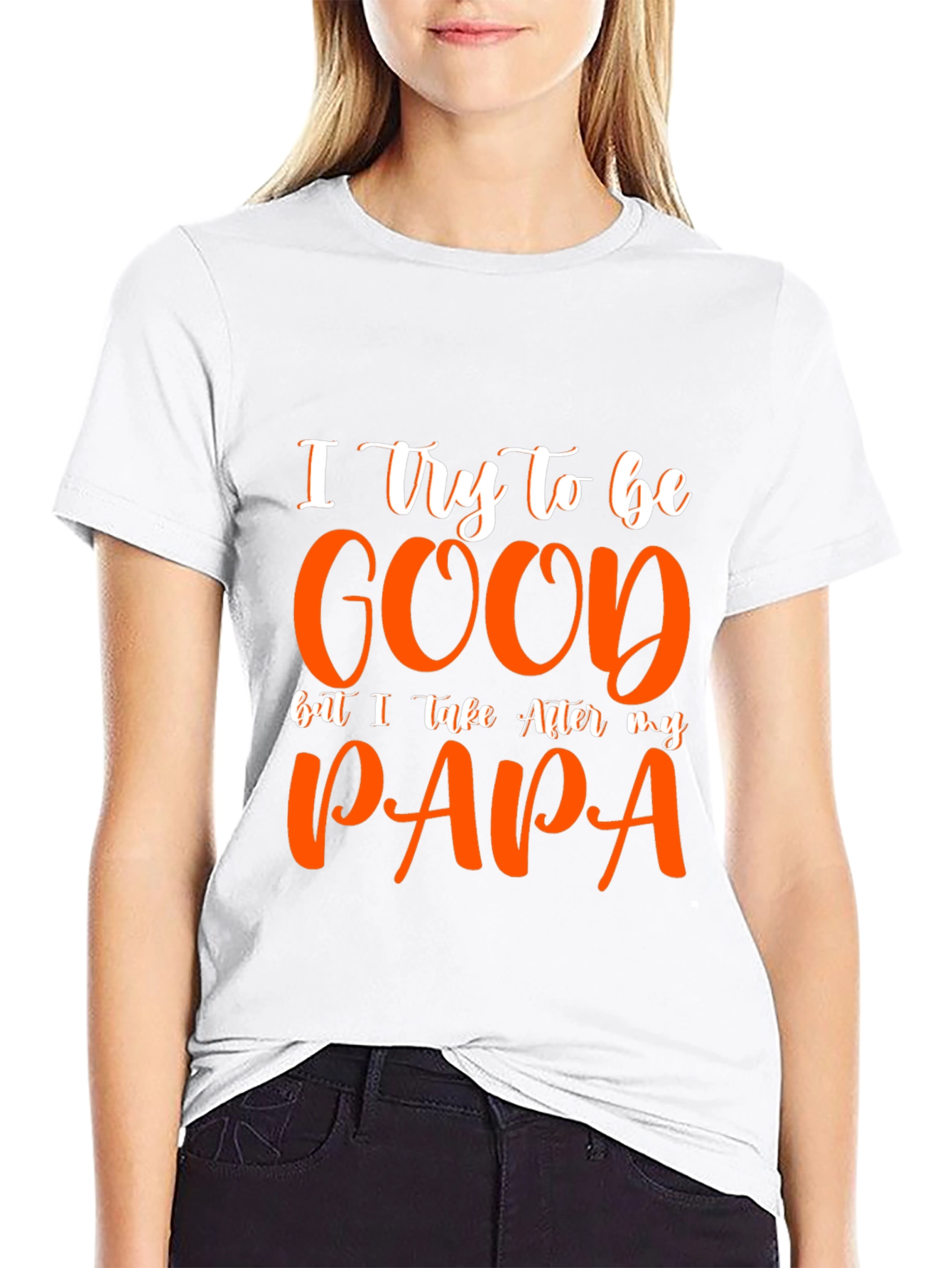 I Try To Be Good Papa Graphic Tee