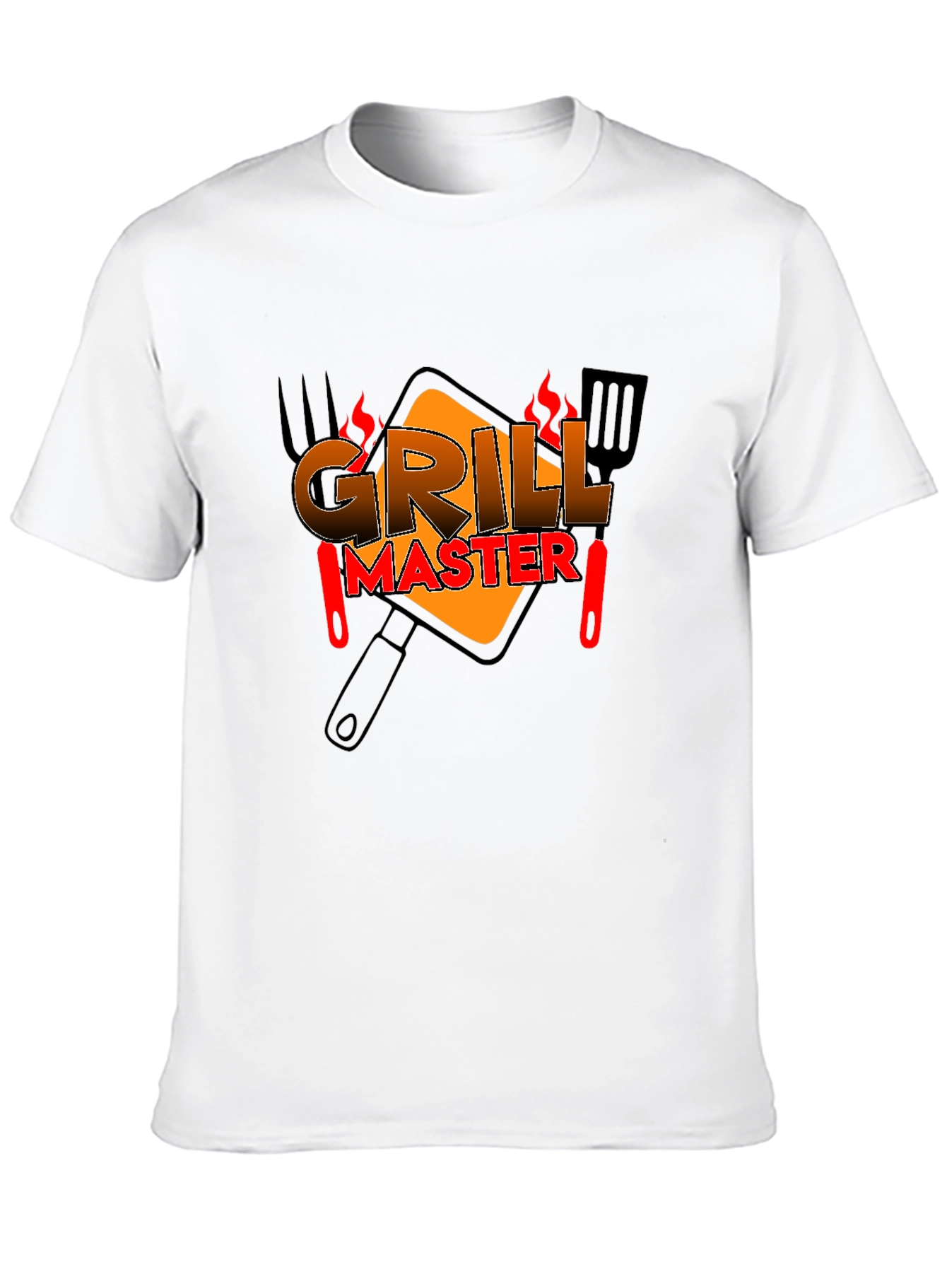 Grill Master Black T-Shirt - BBQ Design