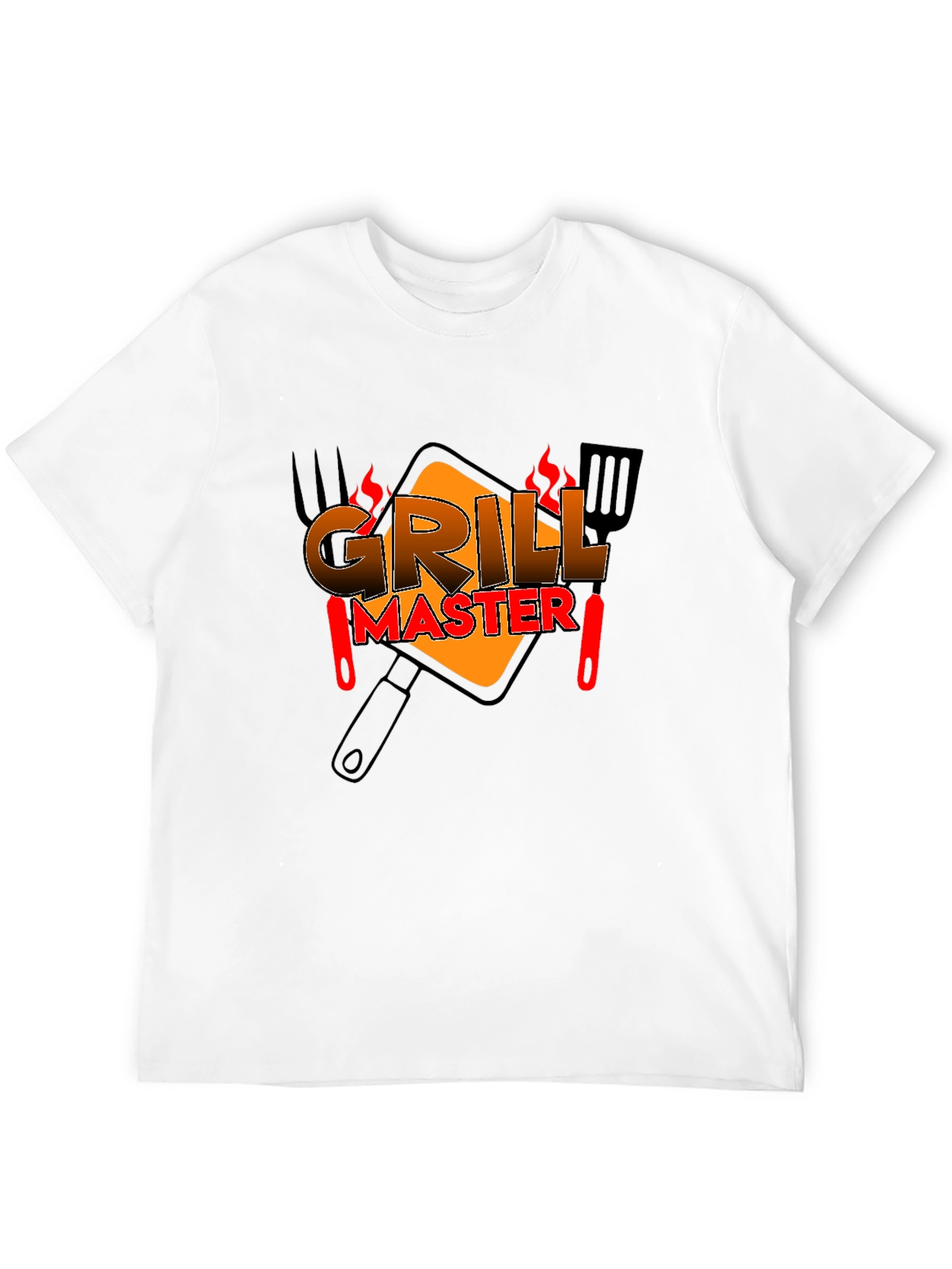 Grill Master Black T-Shirt - BBQ Design