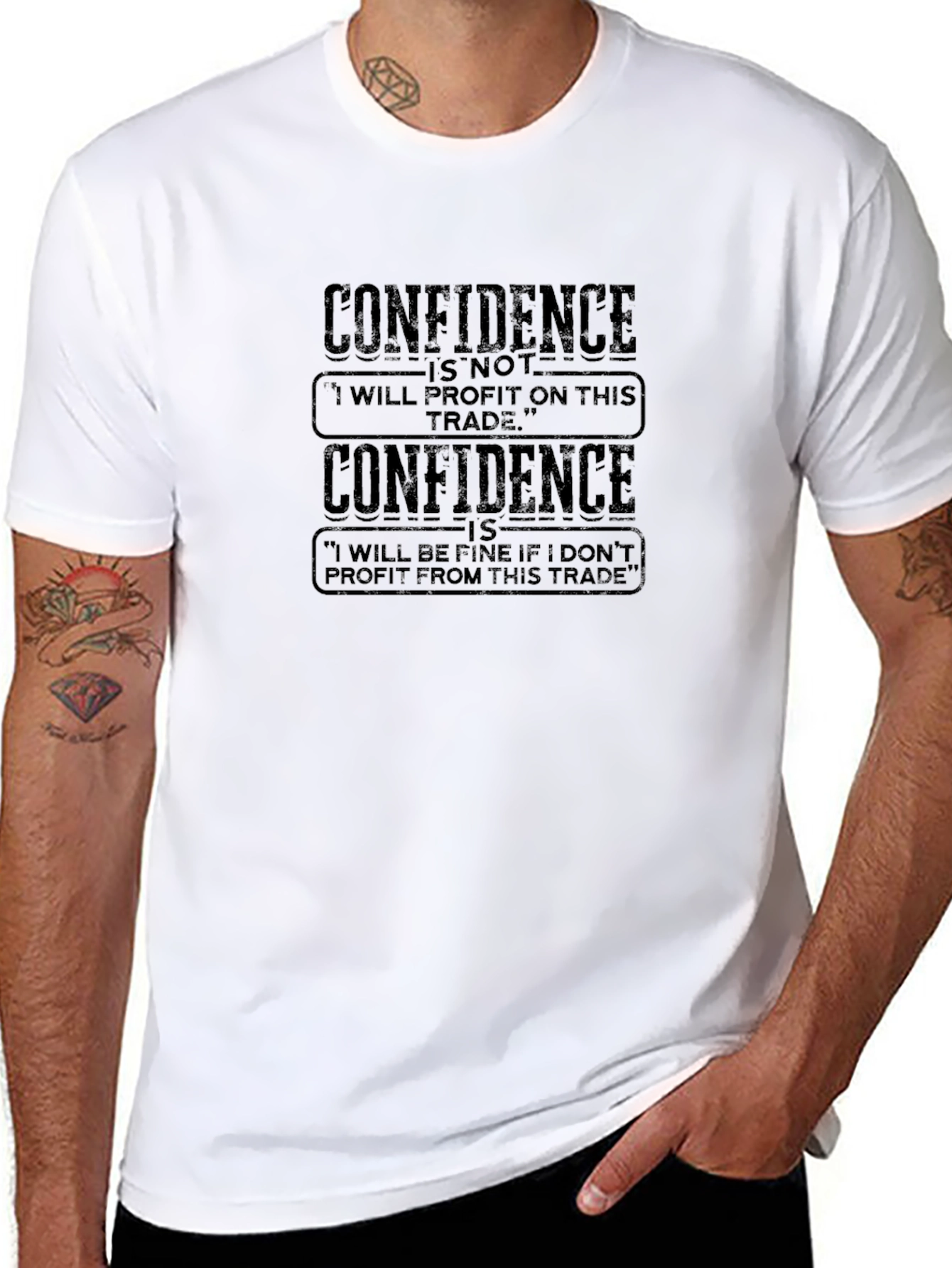 Confidence Trading T-Shirt - Trader Gift