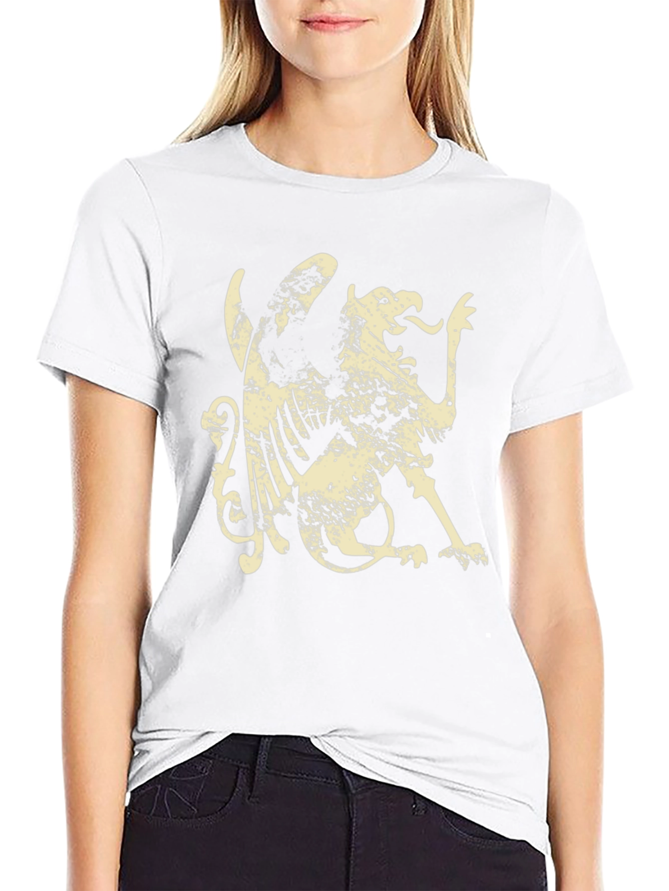 Griffin Graphic Tee - Black Casual T-Shirt