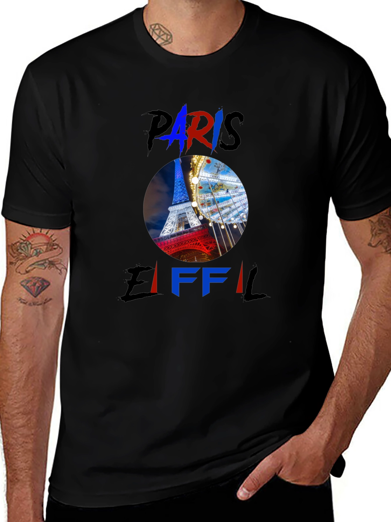 Paris Eiffel Tower Graphic T-Shirt