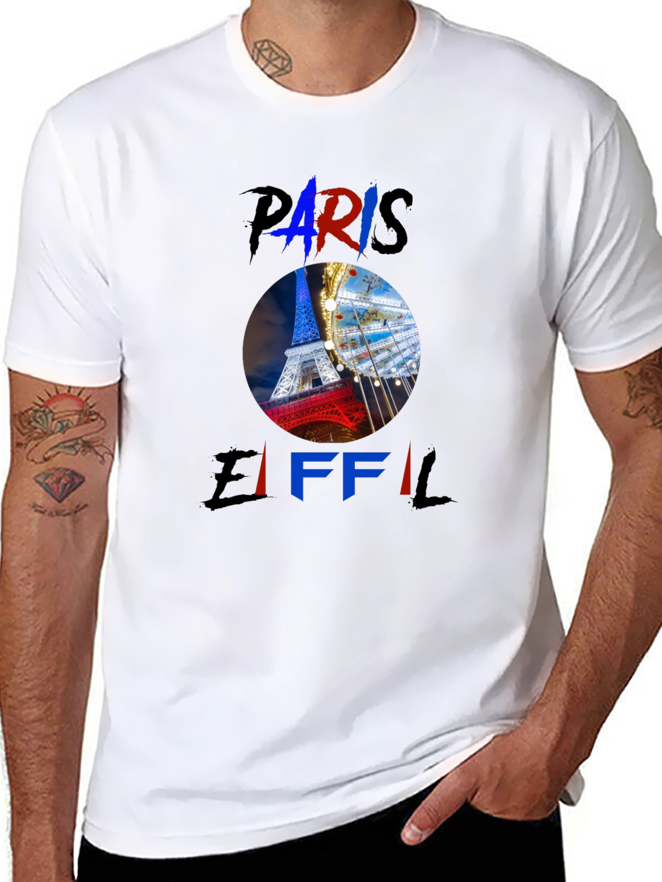 Paris Eiffel Tower Graphic T-Shirt