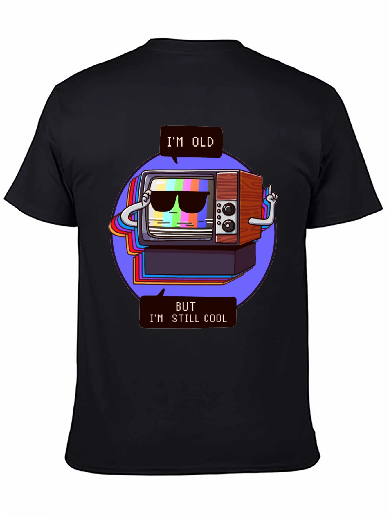Cool Retro TV Graphic T-Shirt