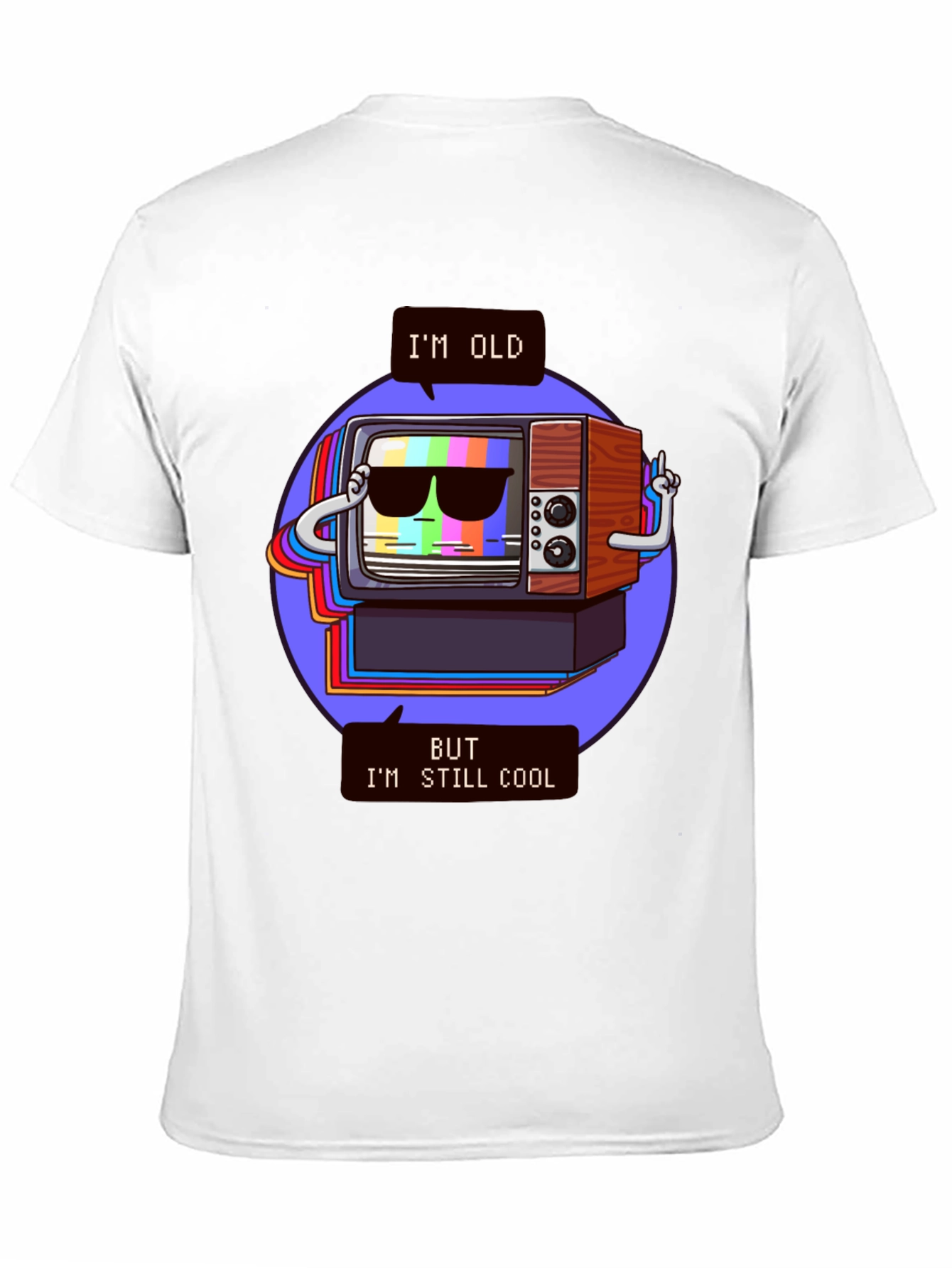 Cool Retro TV Graphic T-Shirt