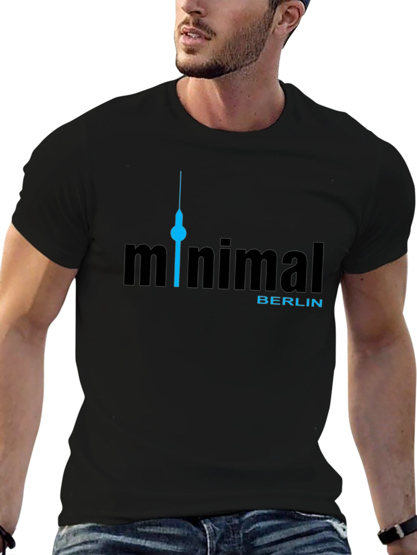 Minimal Berlin Graphic Tee - Modern Urban Style