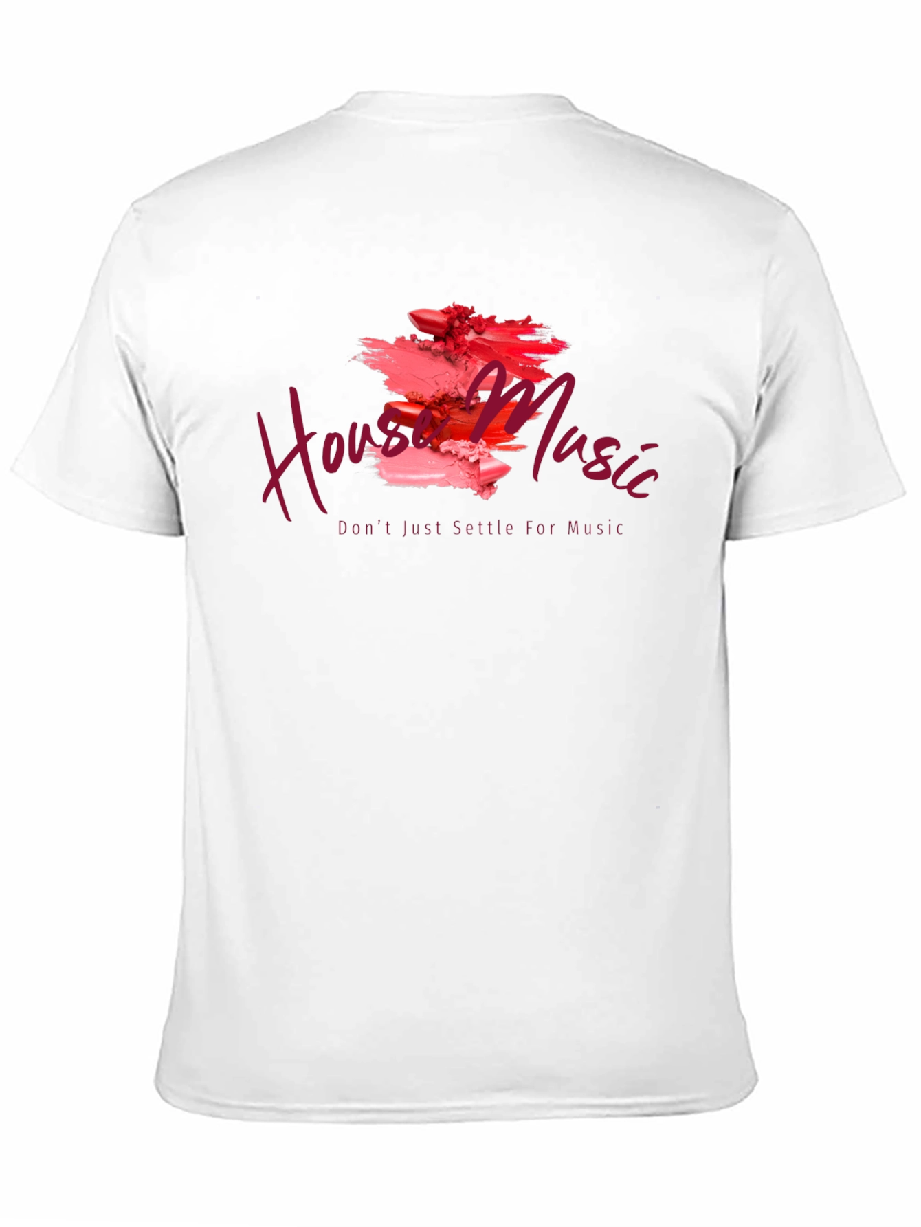 House Music Lipstick Art Graphic T-Shirt