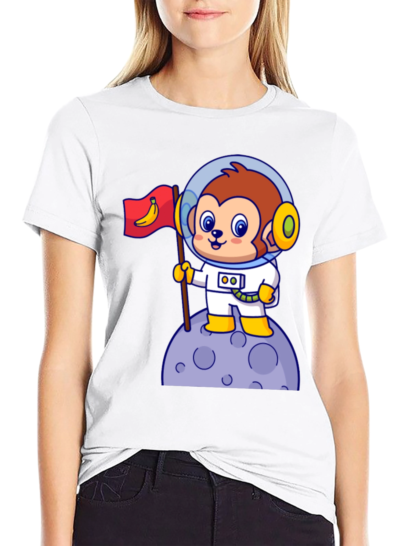 Monkey Astronaut T-Shirt - Space Explorer