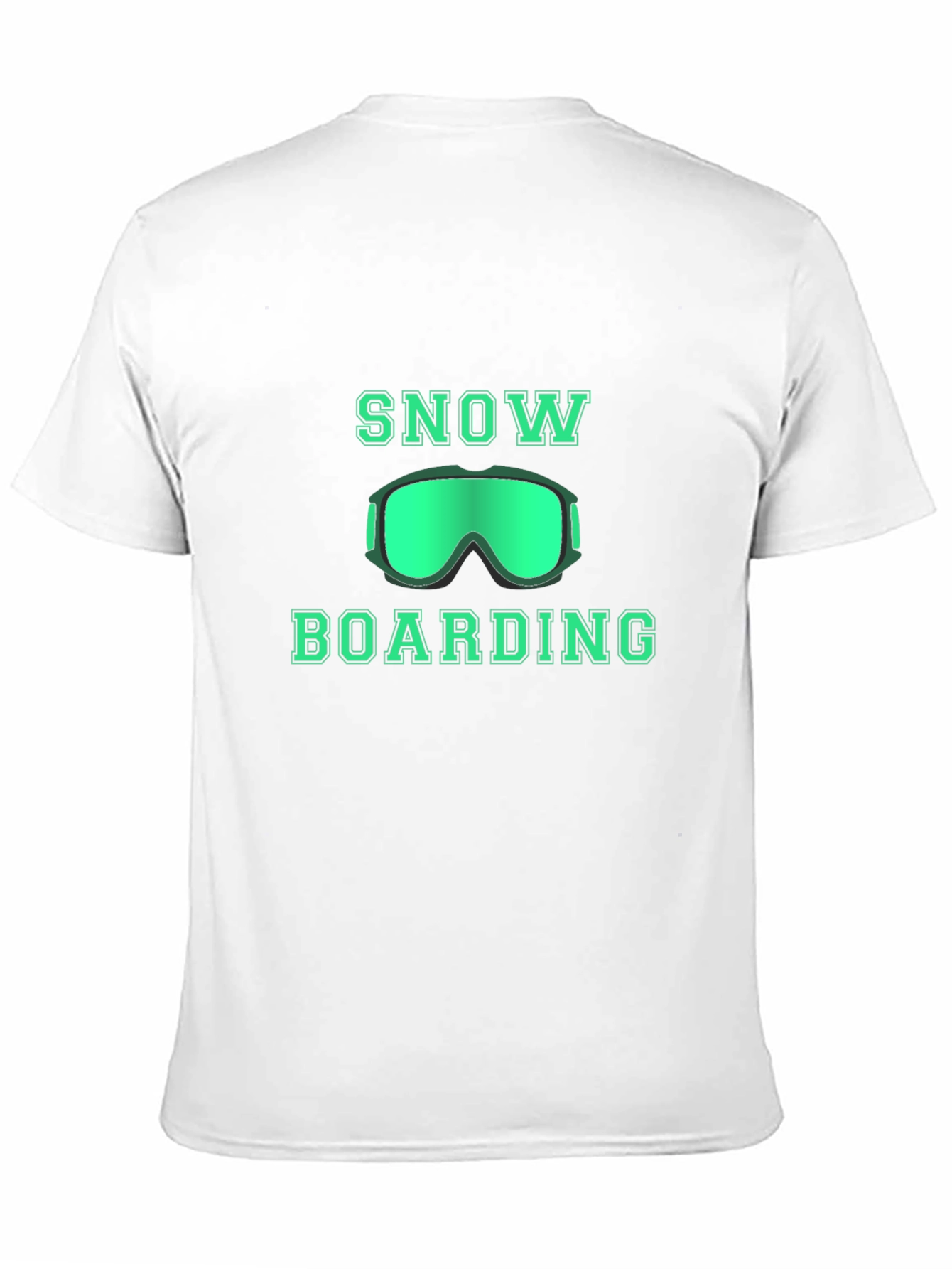 Snowboarding Graphic T-Shirt - Black