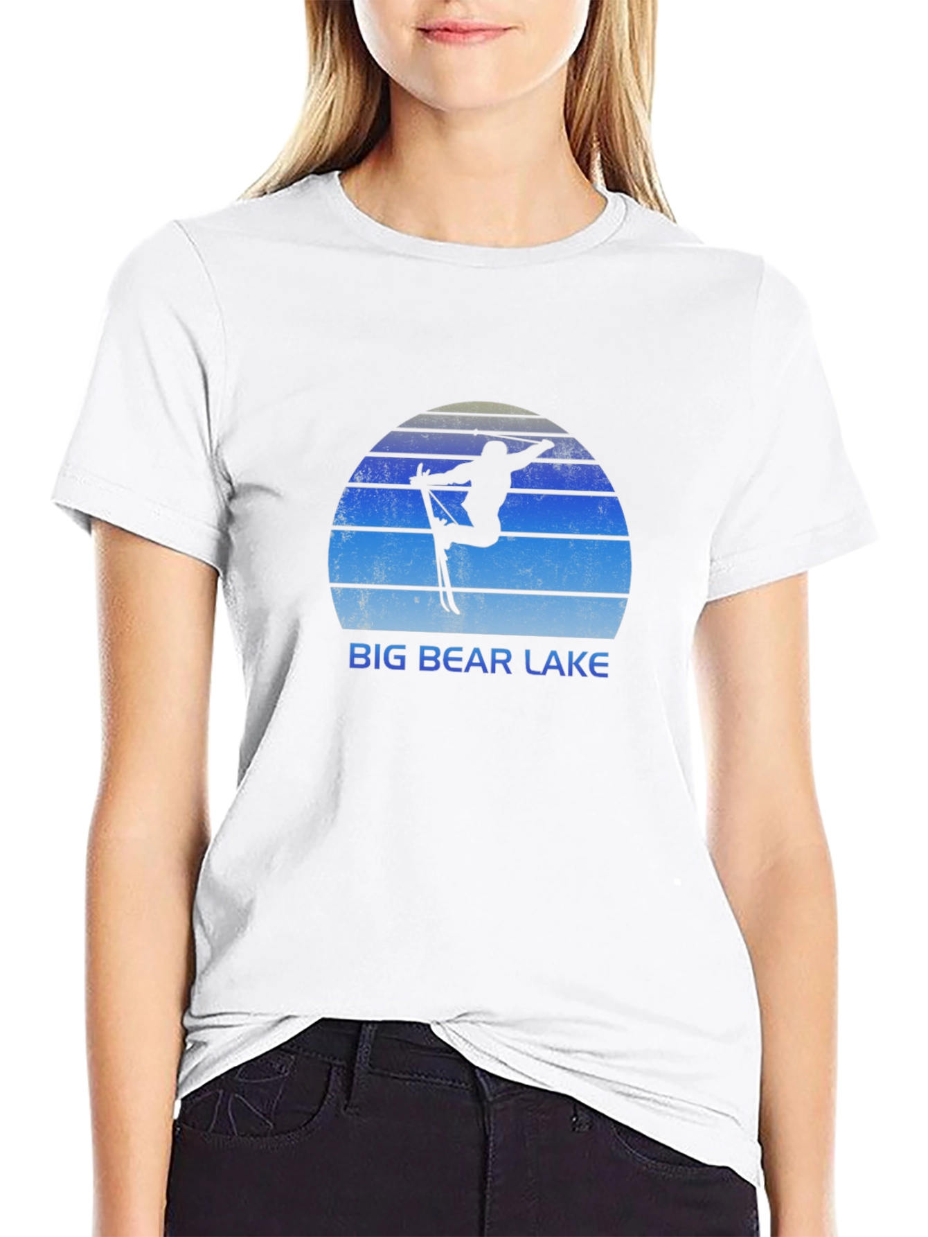 Big Bear Lake Ski Graphic T-Shirt