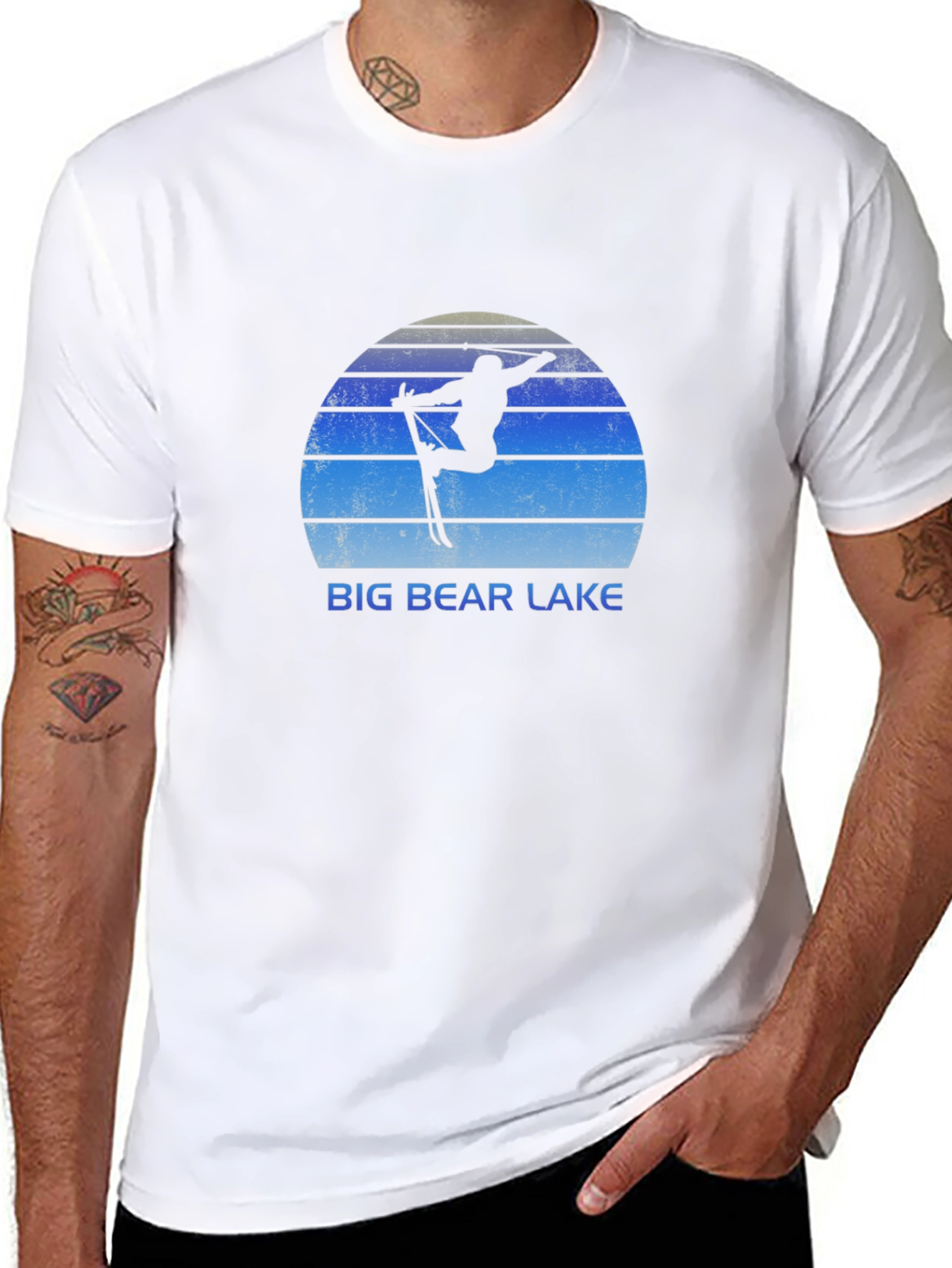 Big Bear Lake Ski Graphic T-Shirt