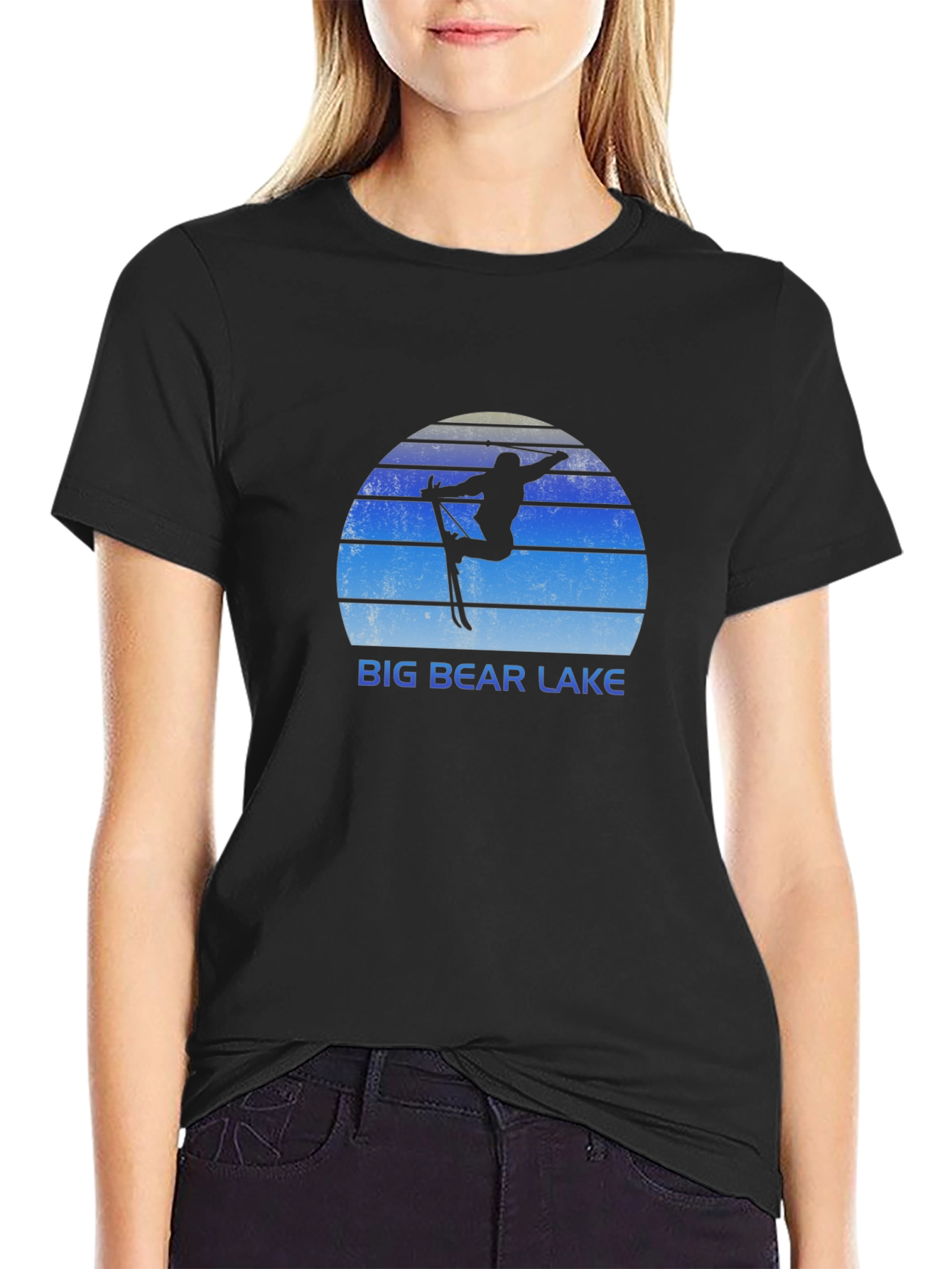 Big Bear Lake Ski Graphic T-Shirt