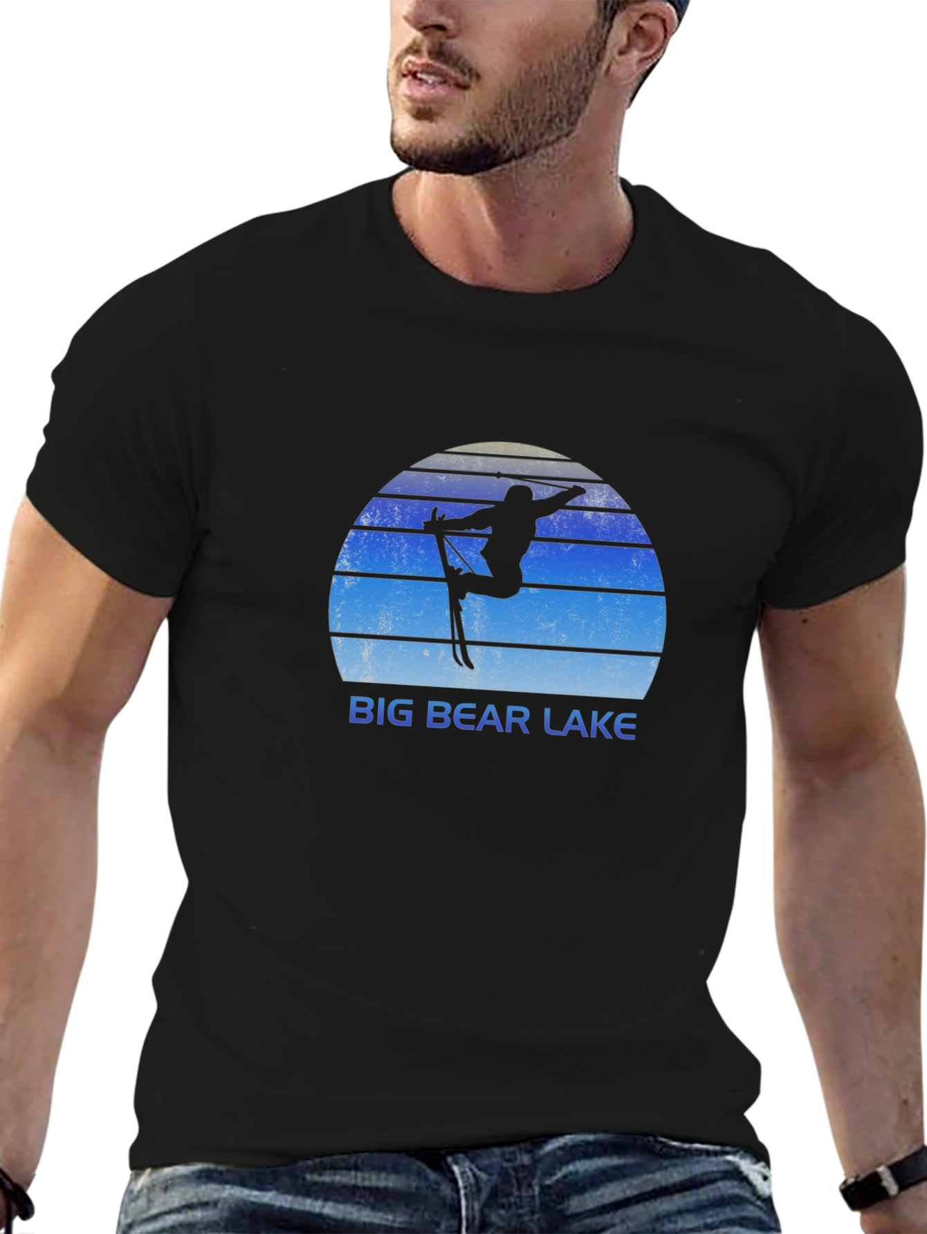 Big Bear Lake Ski Graphic T-Shirt