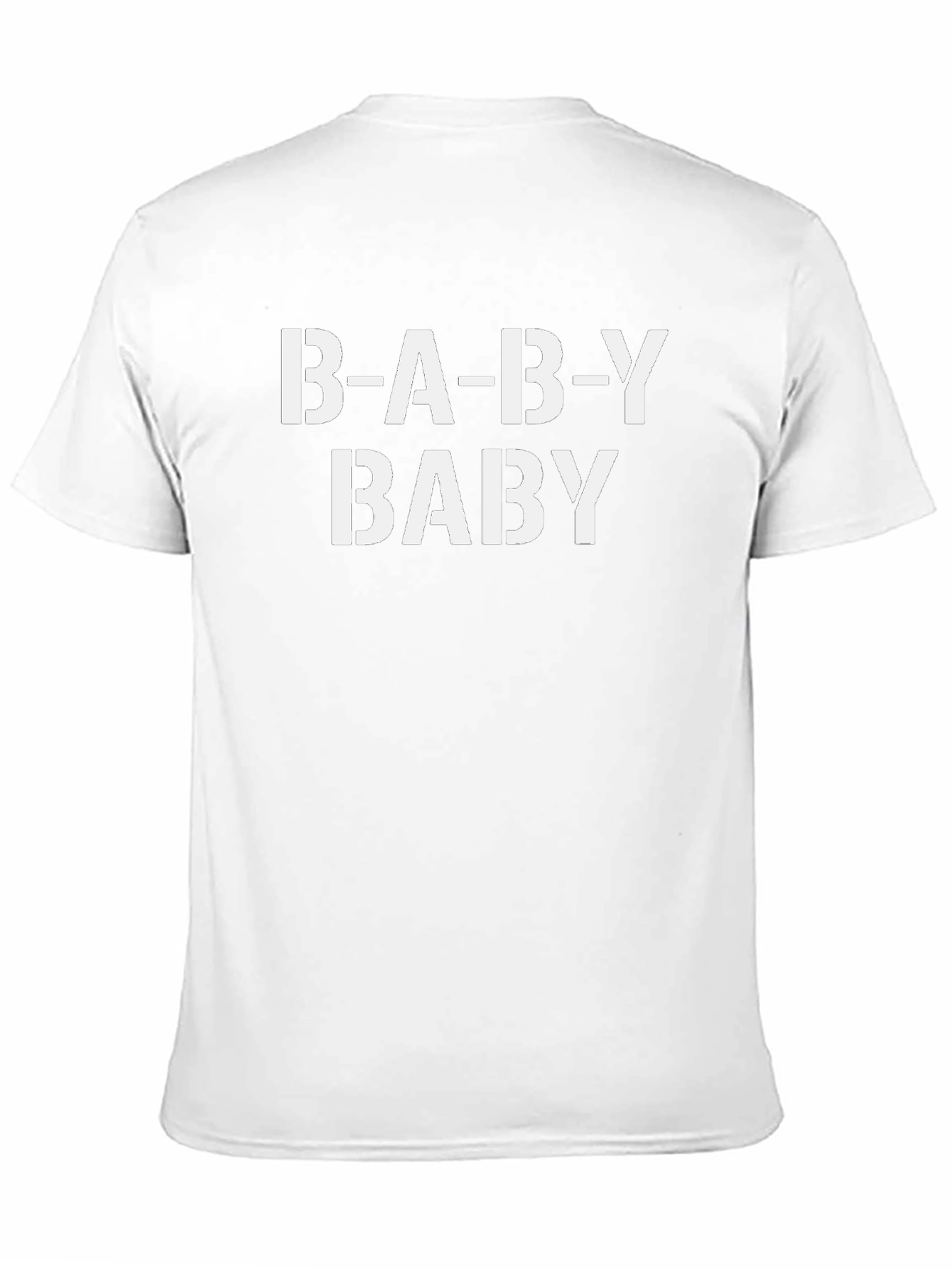 B-A-B-Y Baby T-Shirt - Black Cotton Tee