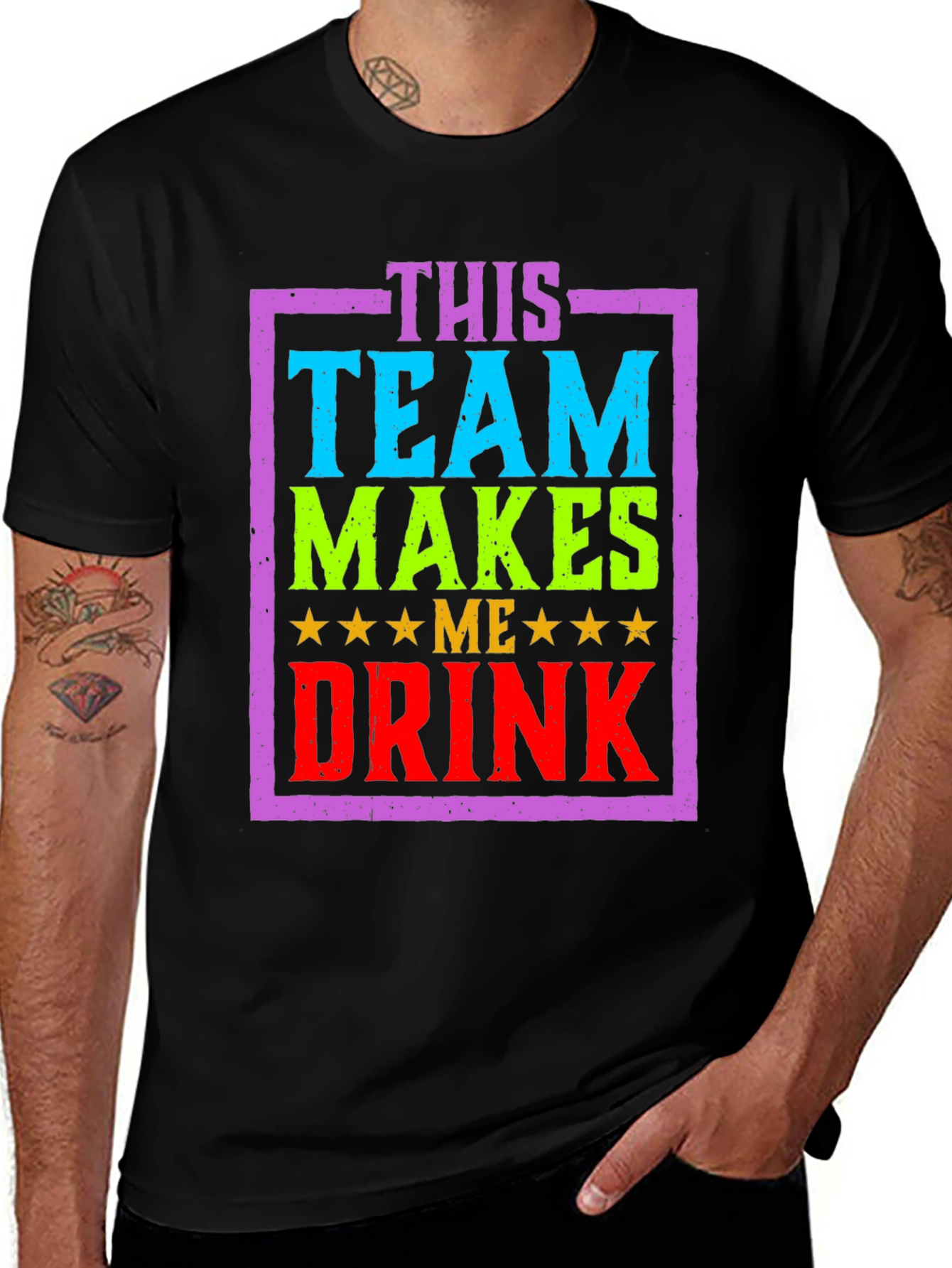 This Team Makes Me Drink T-Shirt