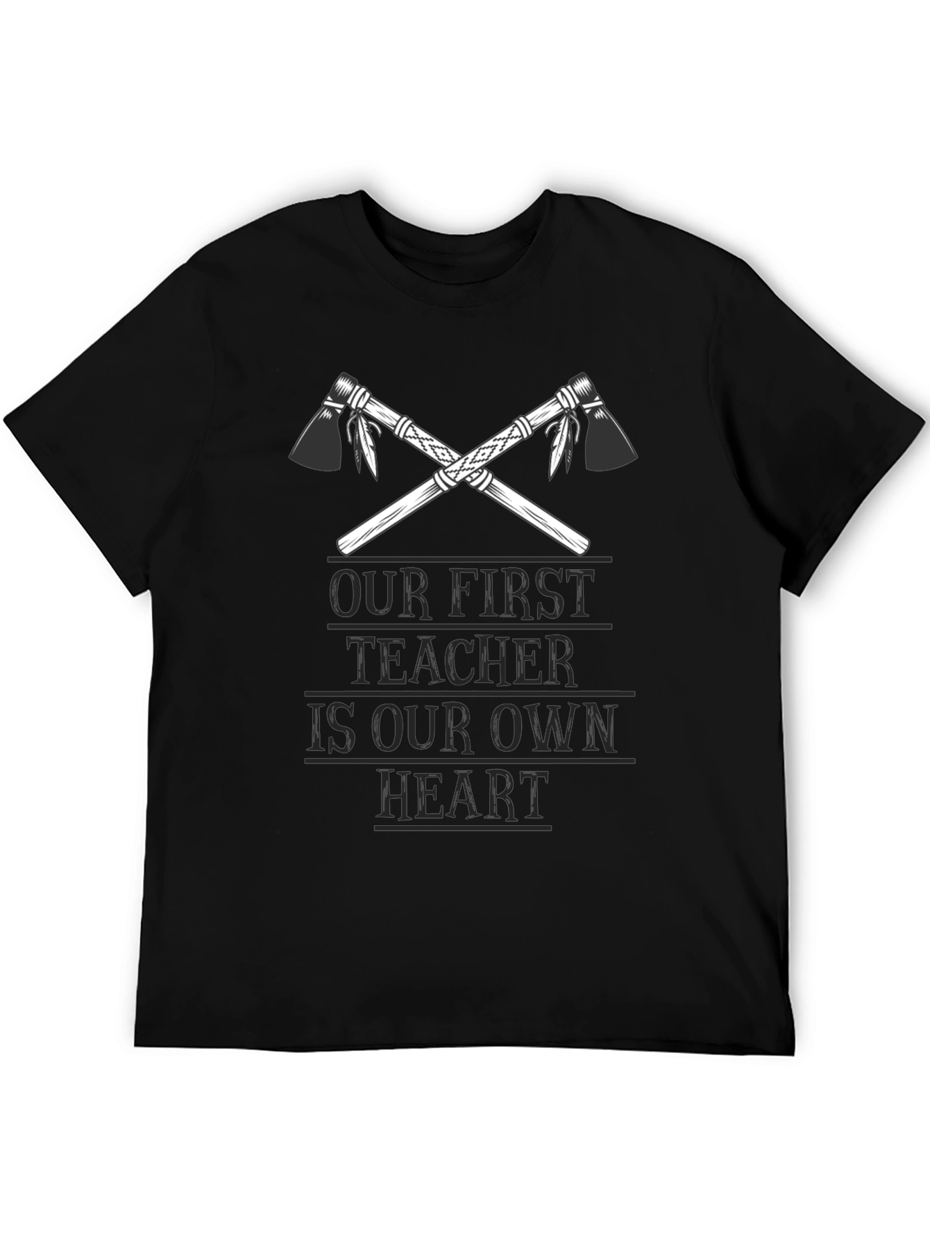 Our First Teacher Heart Graphic Tee