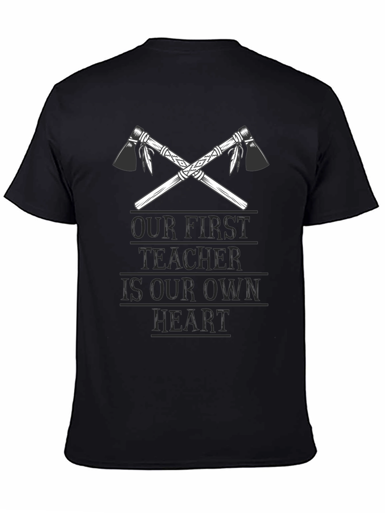 Our First Teacher Heart Graphic Tee