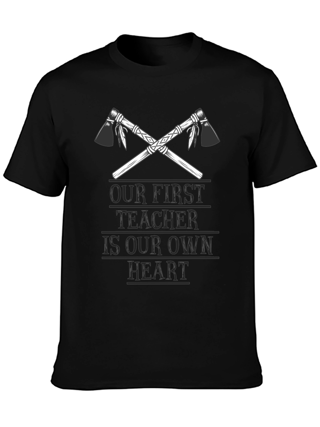 Our First Teacher Heart Graphic Tee