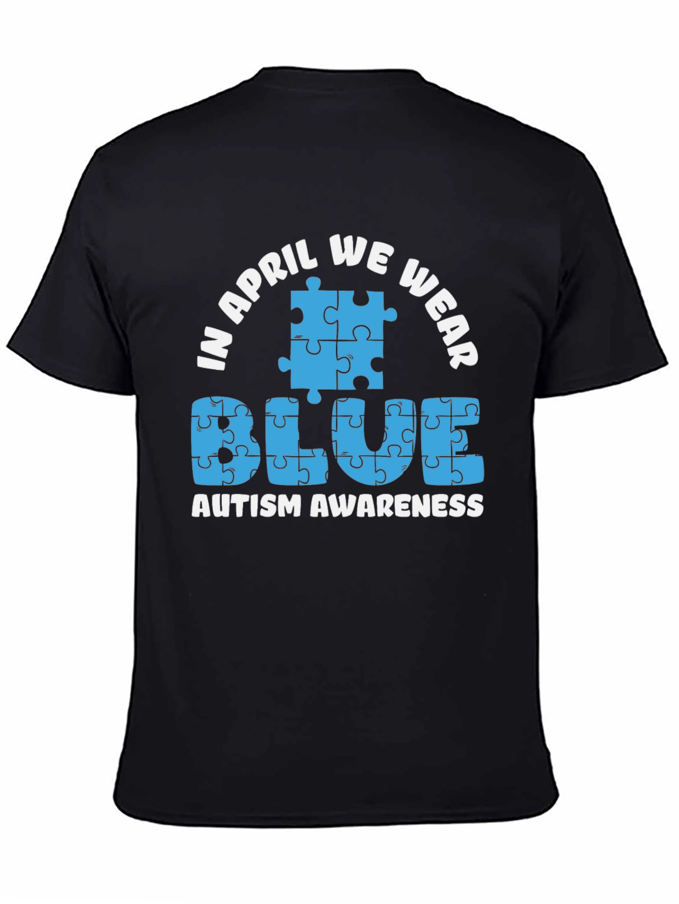 Autism Awareness T-Shirt In April We Wear Blue
