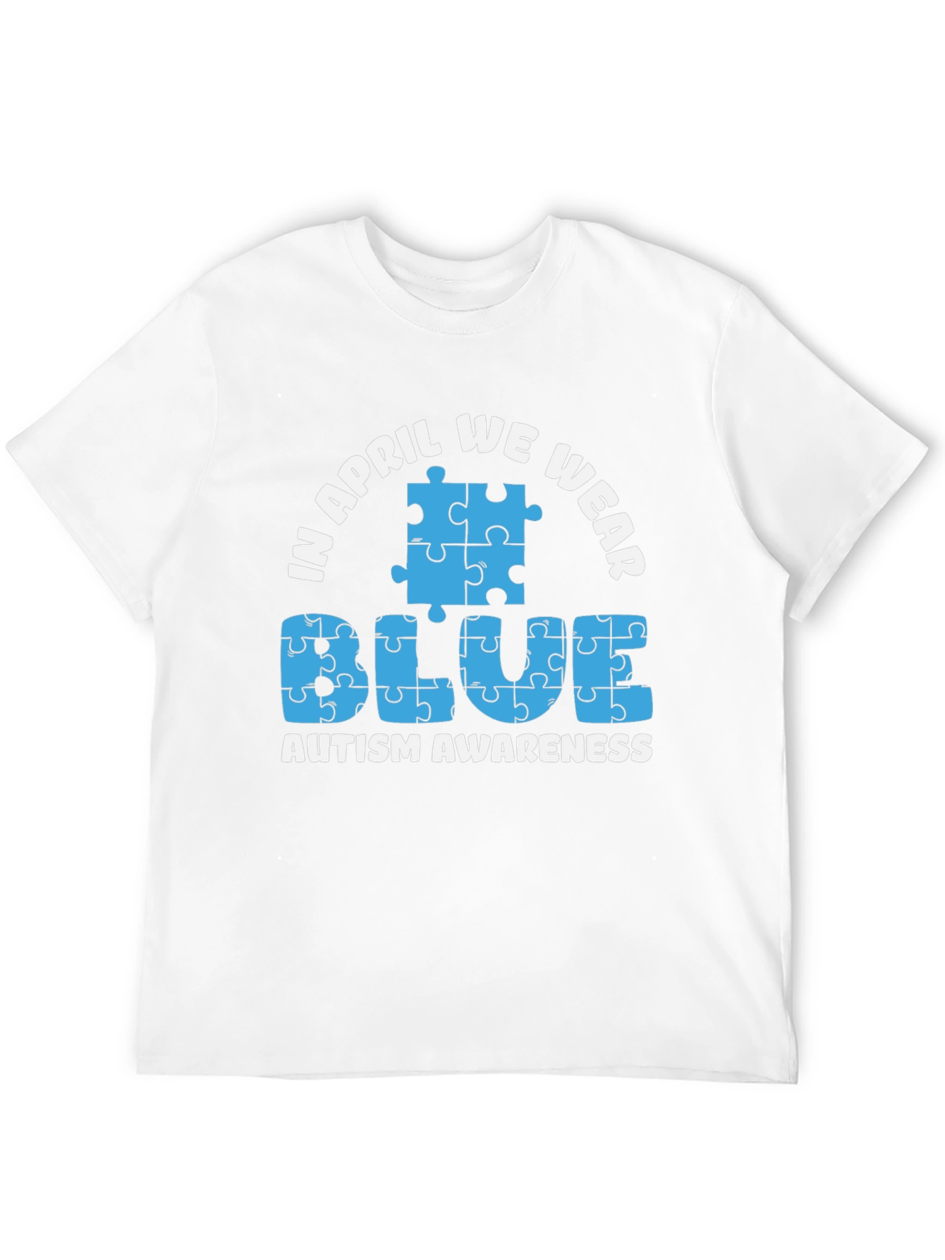 Autism Awareness T-Shirt In April We Wear Blue