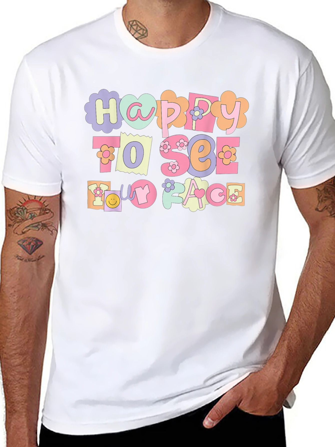 Happy To See My Face Graphic Tee