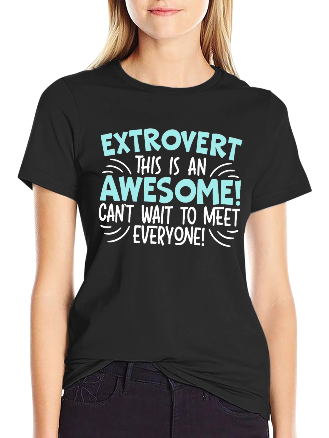 Extrovert Awesome T-Shirt - Social Butterfly Tee