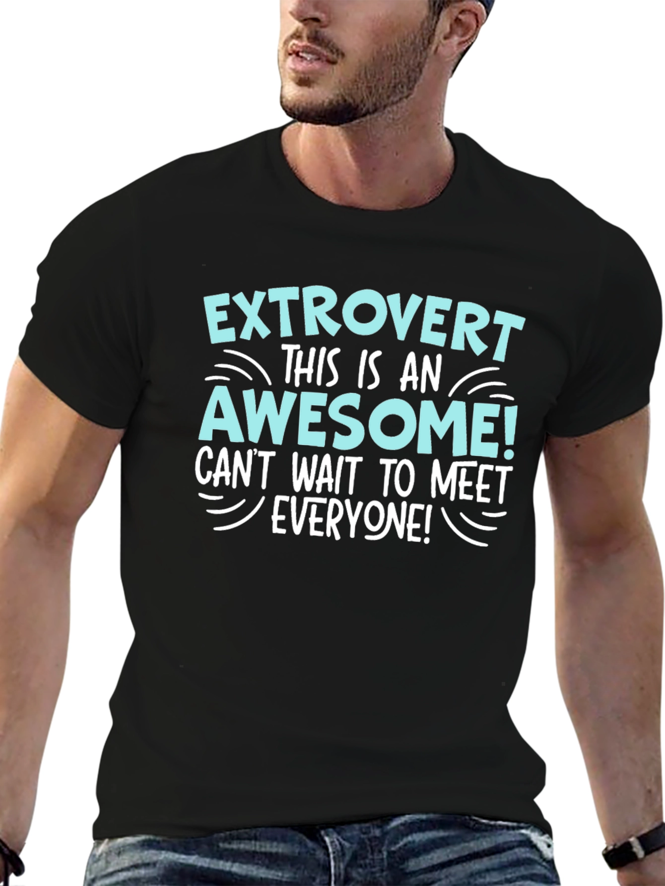 Extrovert Awesome T-Shirt - Social Butterfly Tee