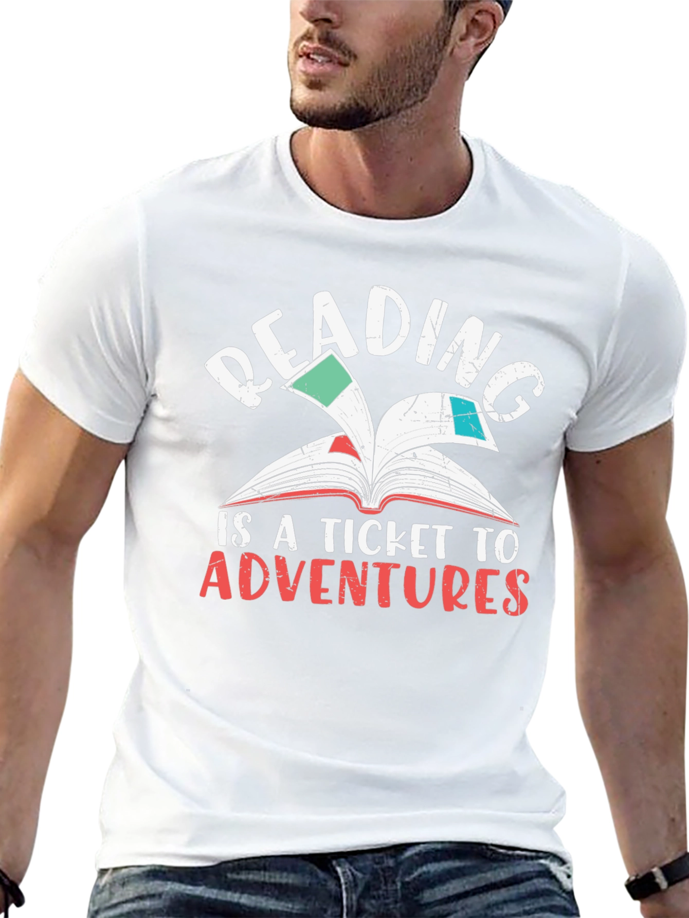 Reading Adventures Graphic Tee - Black