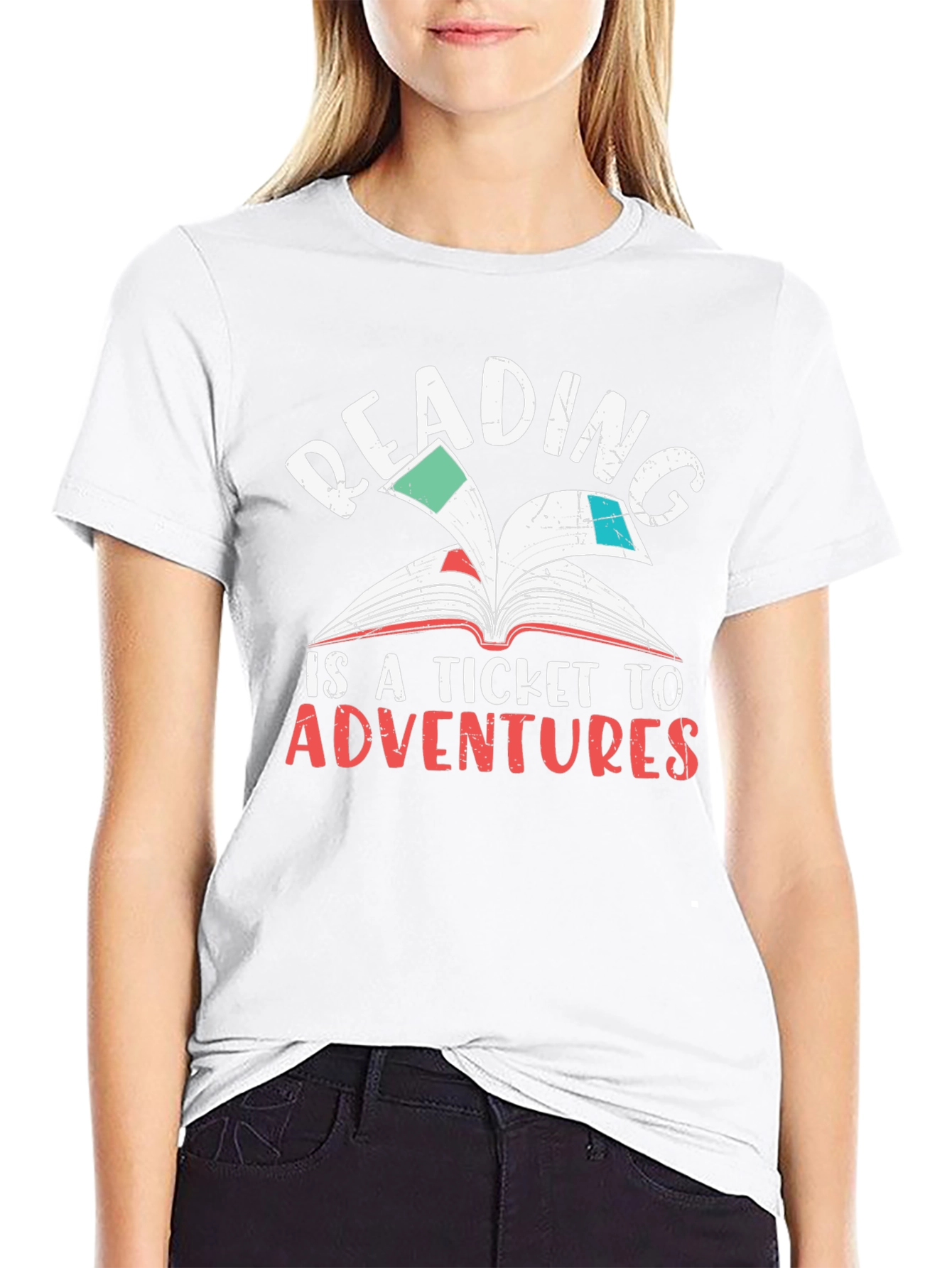 Reading Adventures Graphic Tee - Black