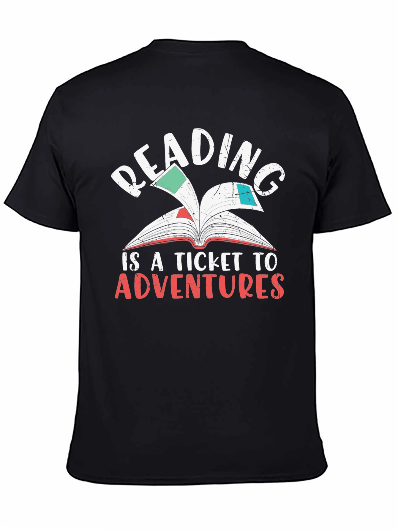 Reading Adventures Graphic Tee - Black