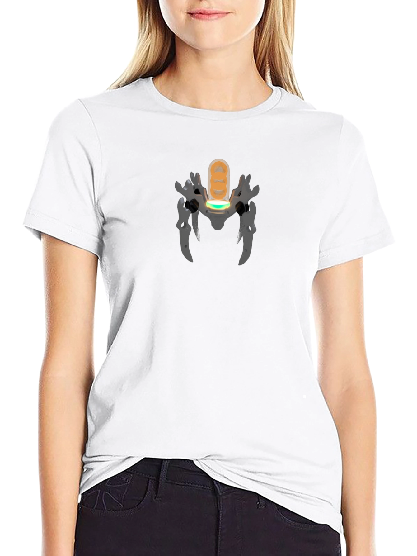 Stylish Black T-Shirt with Graphic Design