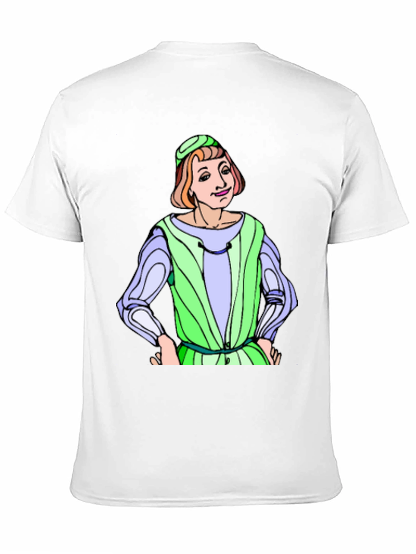 Renaissance Cartoon T-Shirt - Quirky Graphic Tee