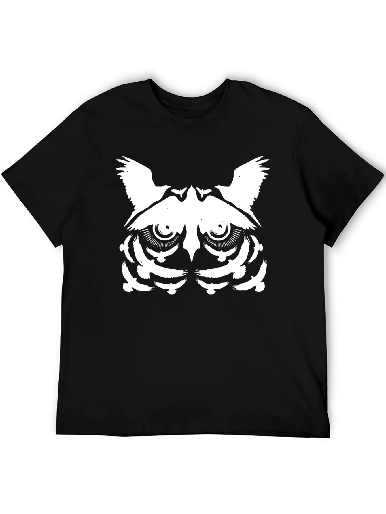 Owl Graphic Tee - Black