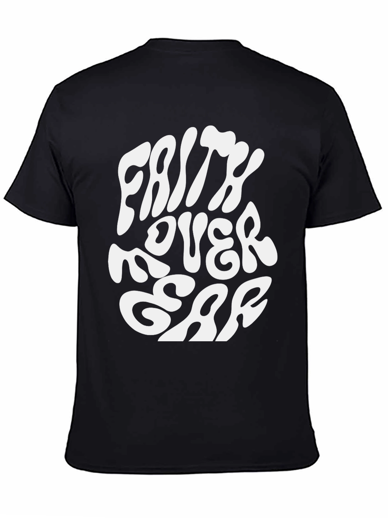 Faith Over Fear Graphic Tee - Stylish Statement T-Shirt