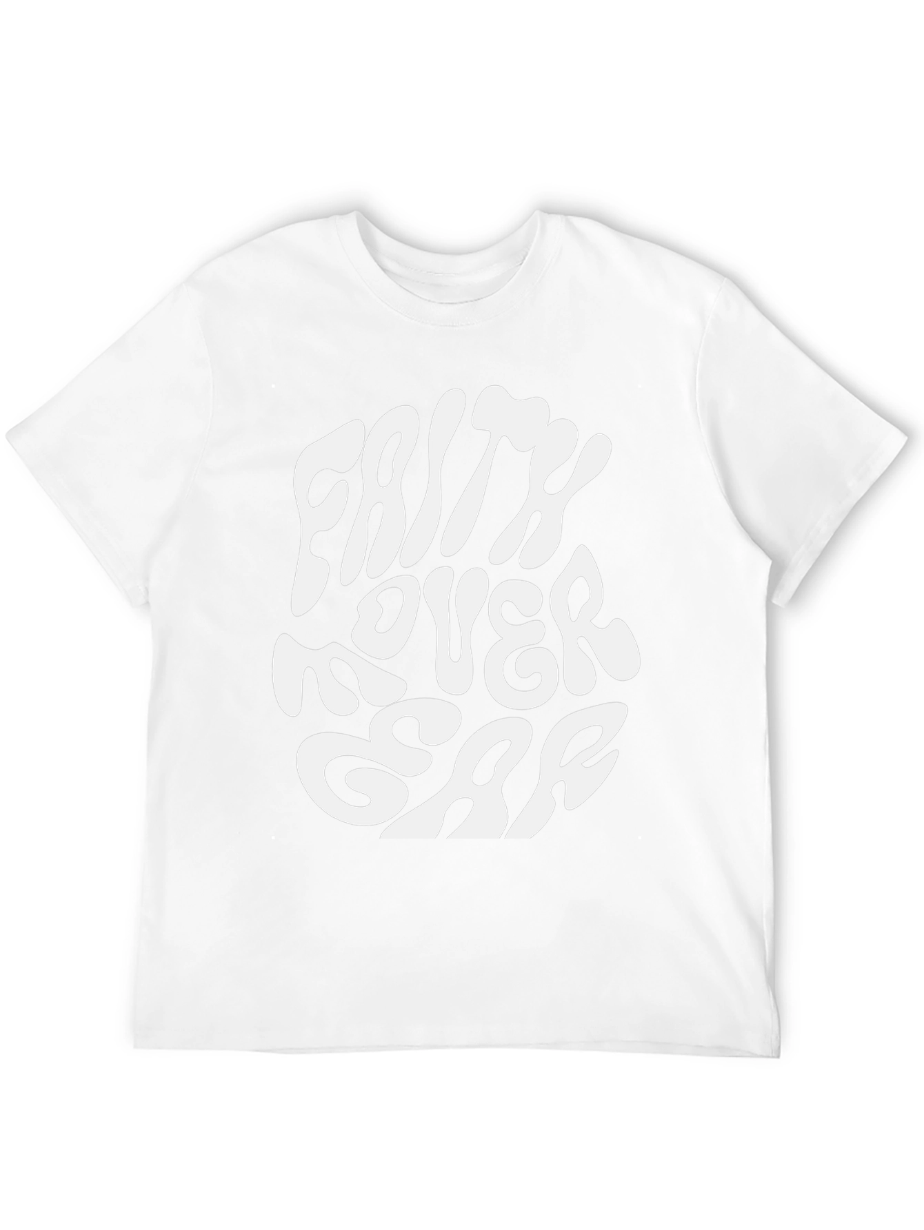 Faith Over Fear Graphic Tee - Stylish Statement T-Shirt