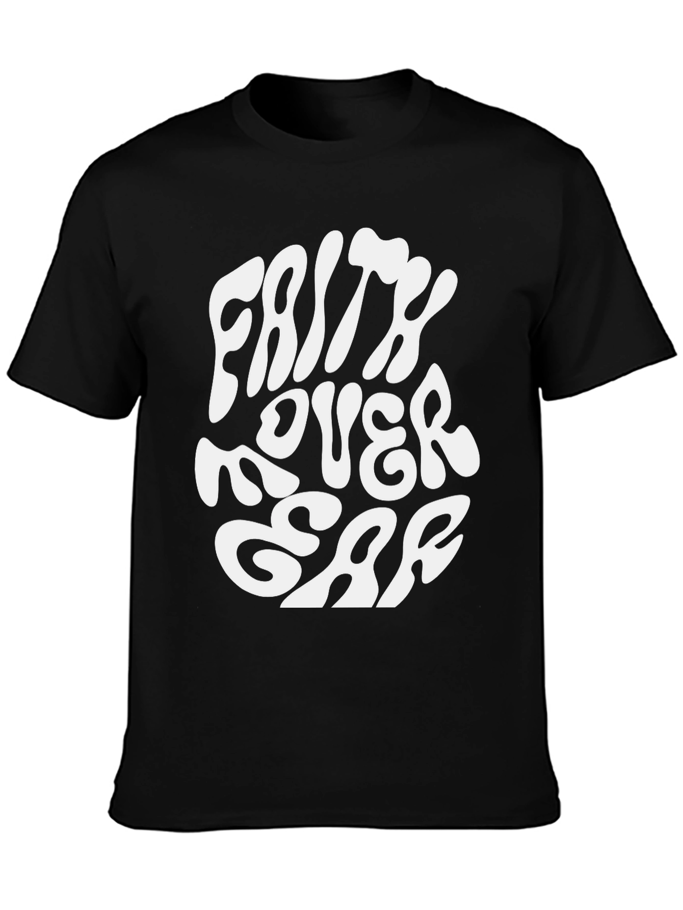 Faith Over Fear Graphic Tee - Stylish Statement T-Shirt