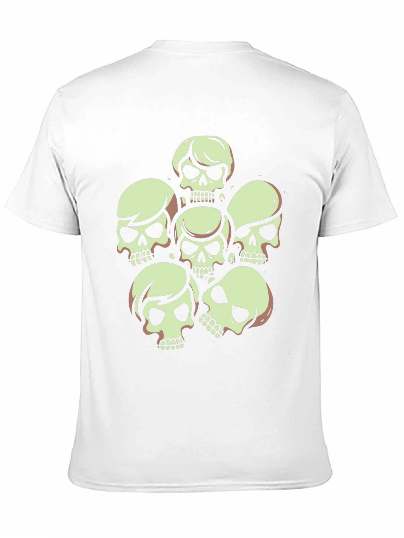 Skull Graphic Tee - Mens Crew Neck Black T-Shirt