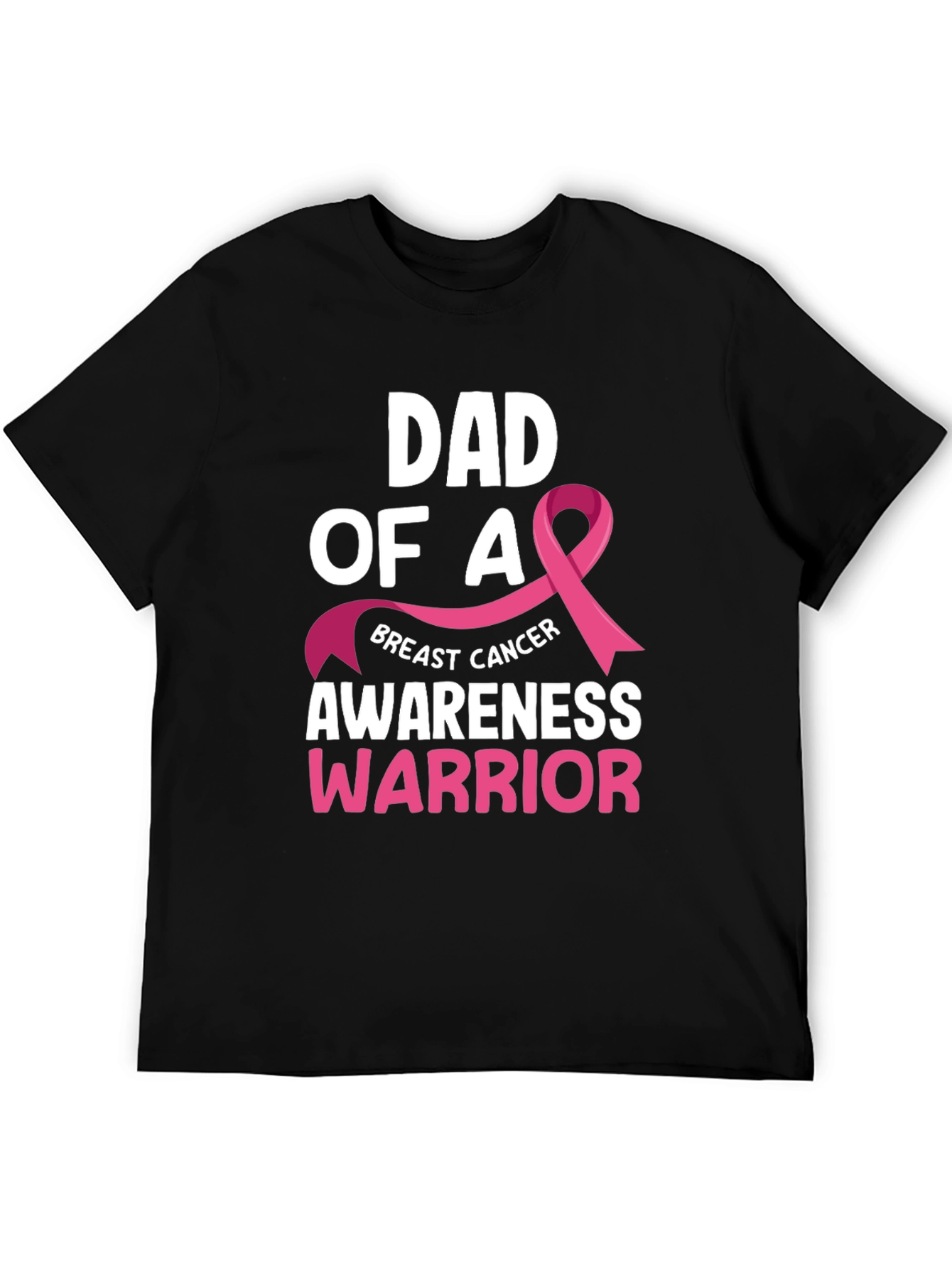 Dad of a Breast Cancer Awareness Warrior T-Shirt