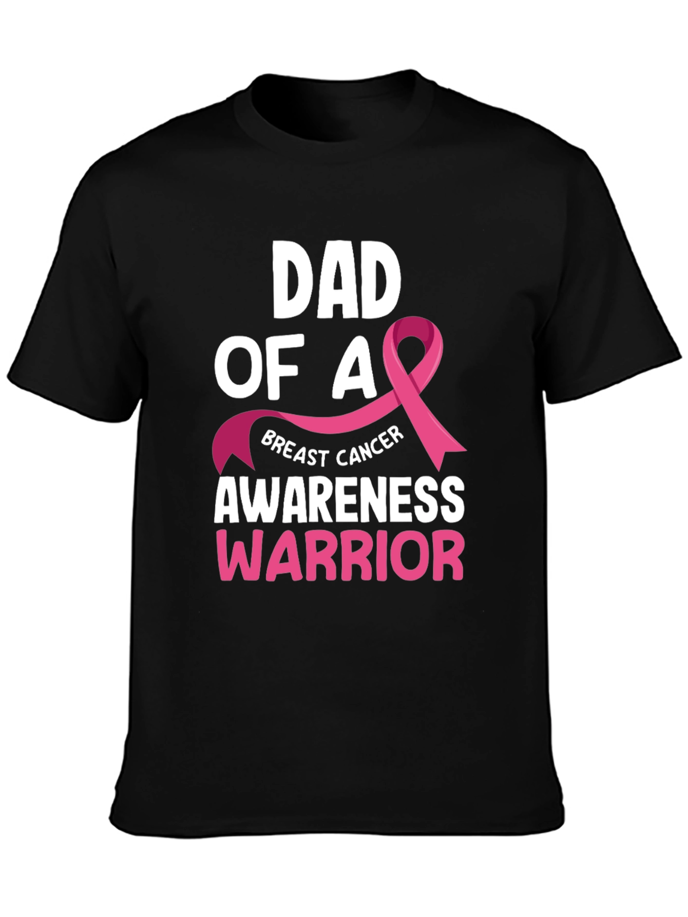 Dad of a Breast Cancer Awareness Warrior T-Shirt