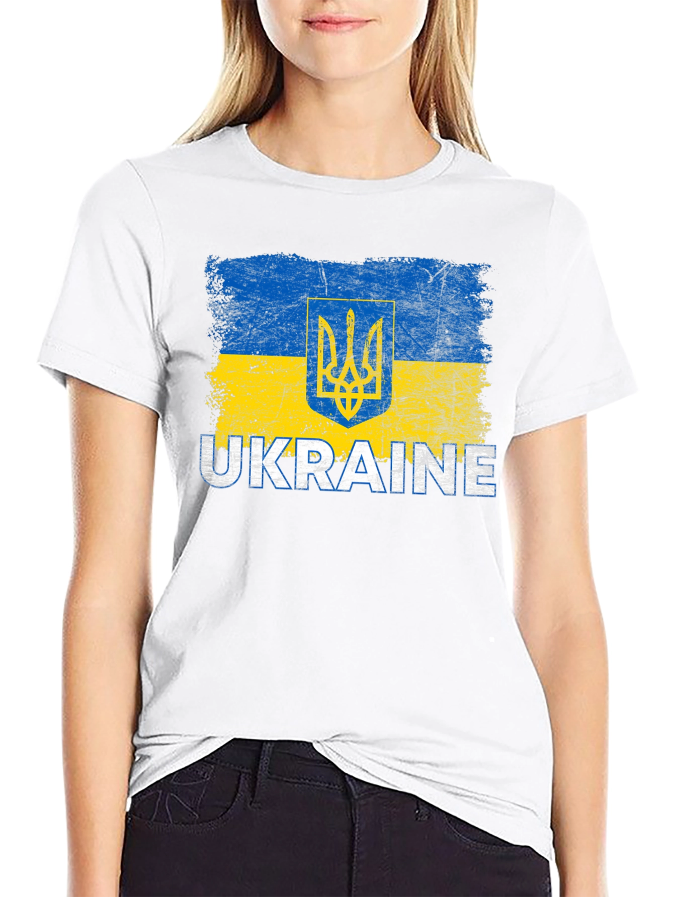 Ukraine Flag T-Shirt - Patriotic Ukrainian Pride