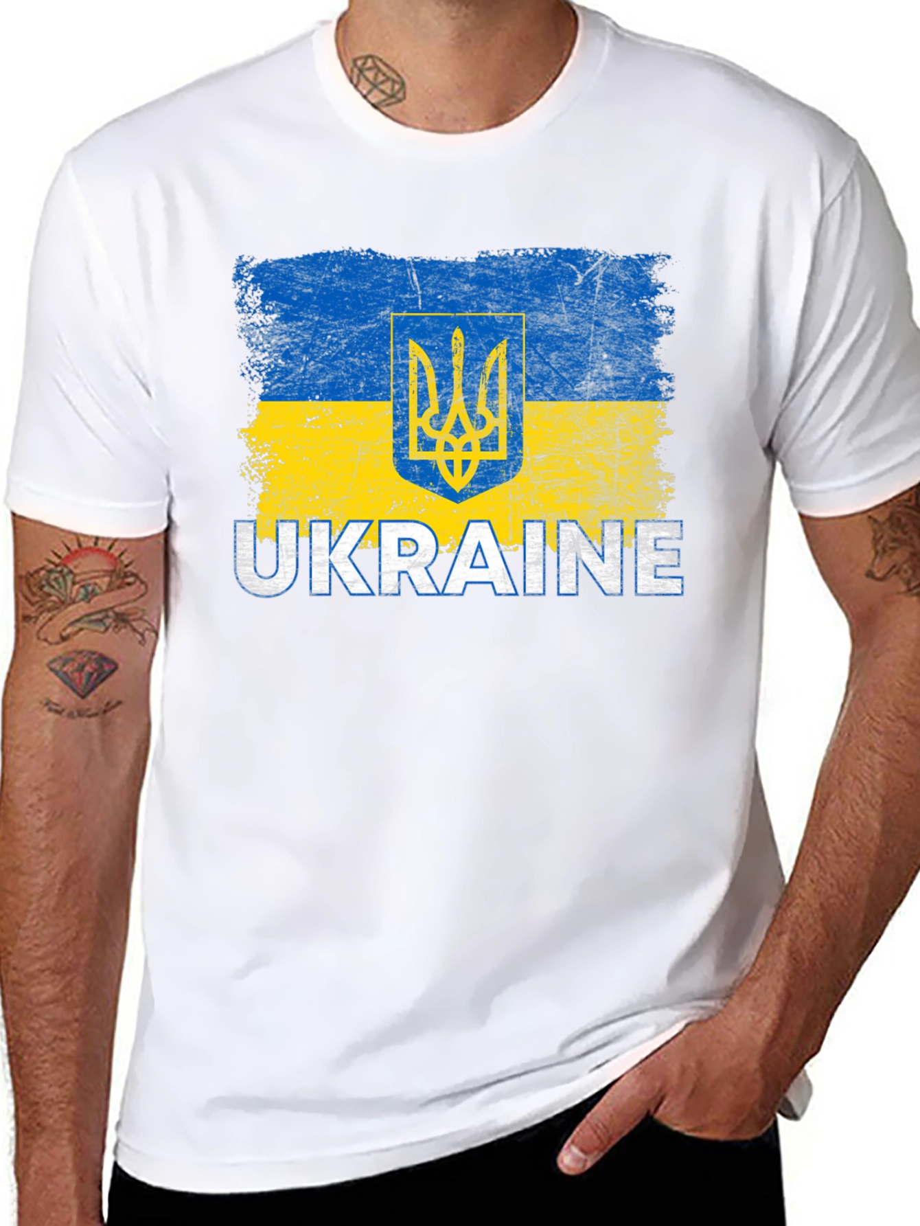 Ukraine Flag T-Shirt - Patriotic Ukrainian Pride