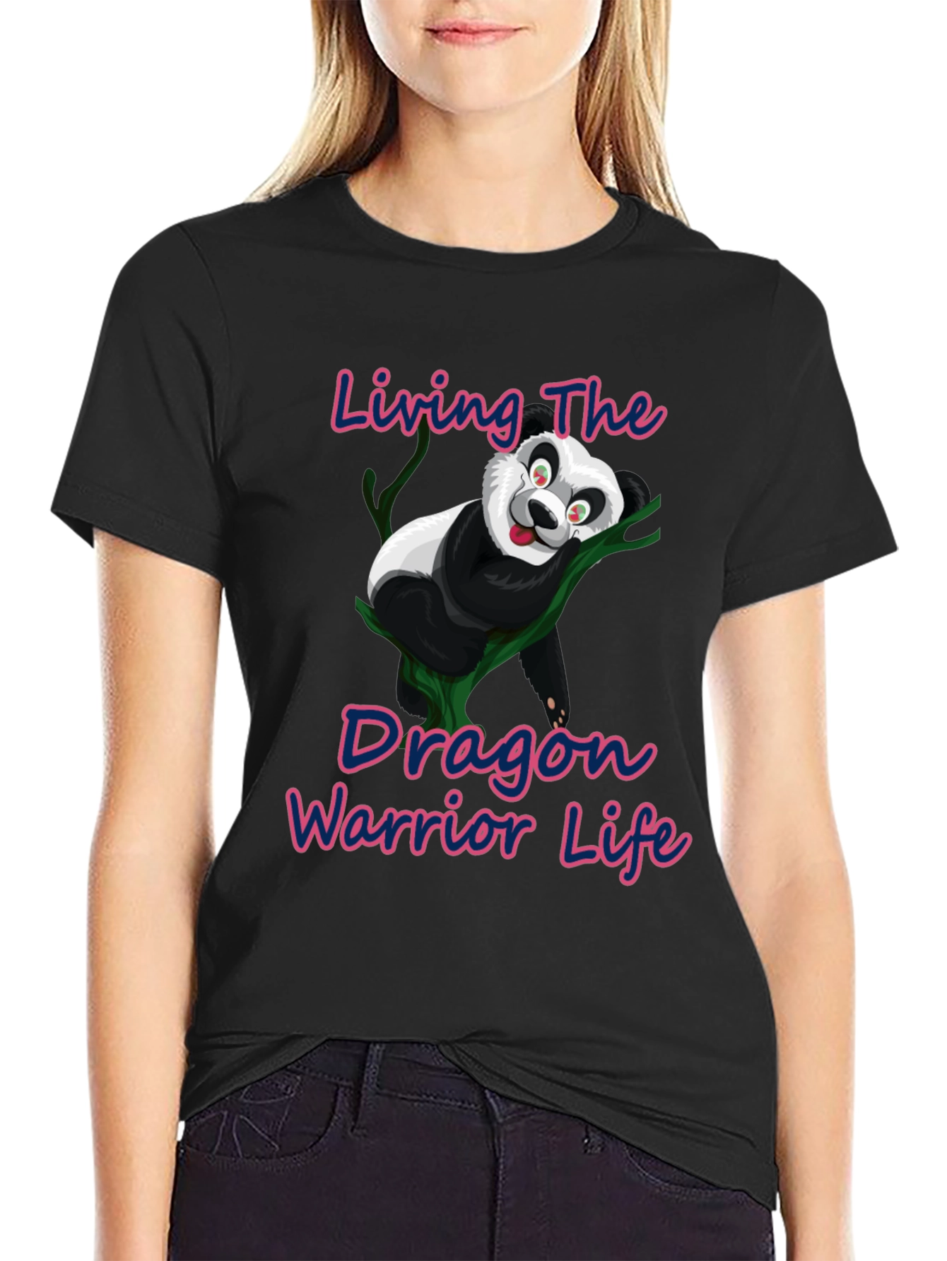 Dragon Warrior Panda T-Shirt