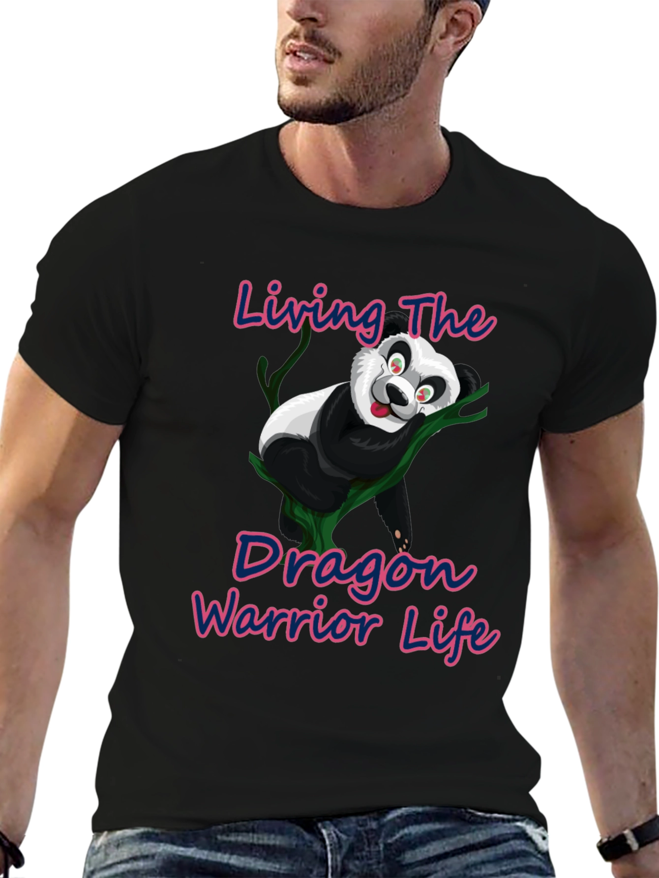 Dragon Warrior Panda T-Shirt