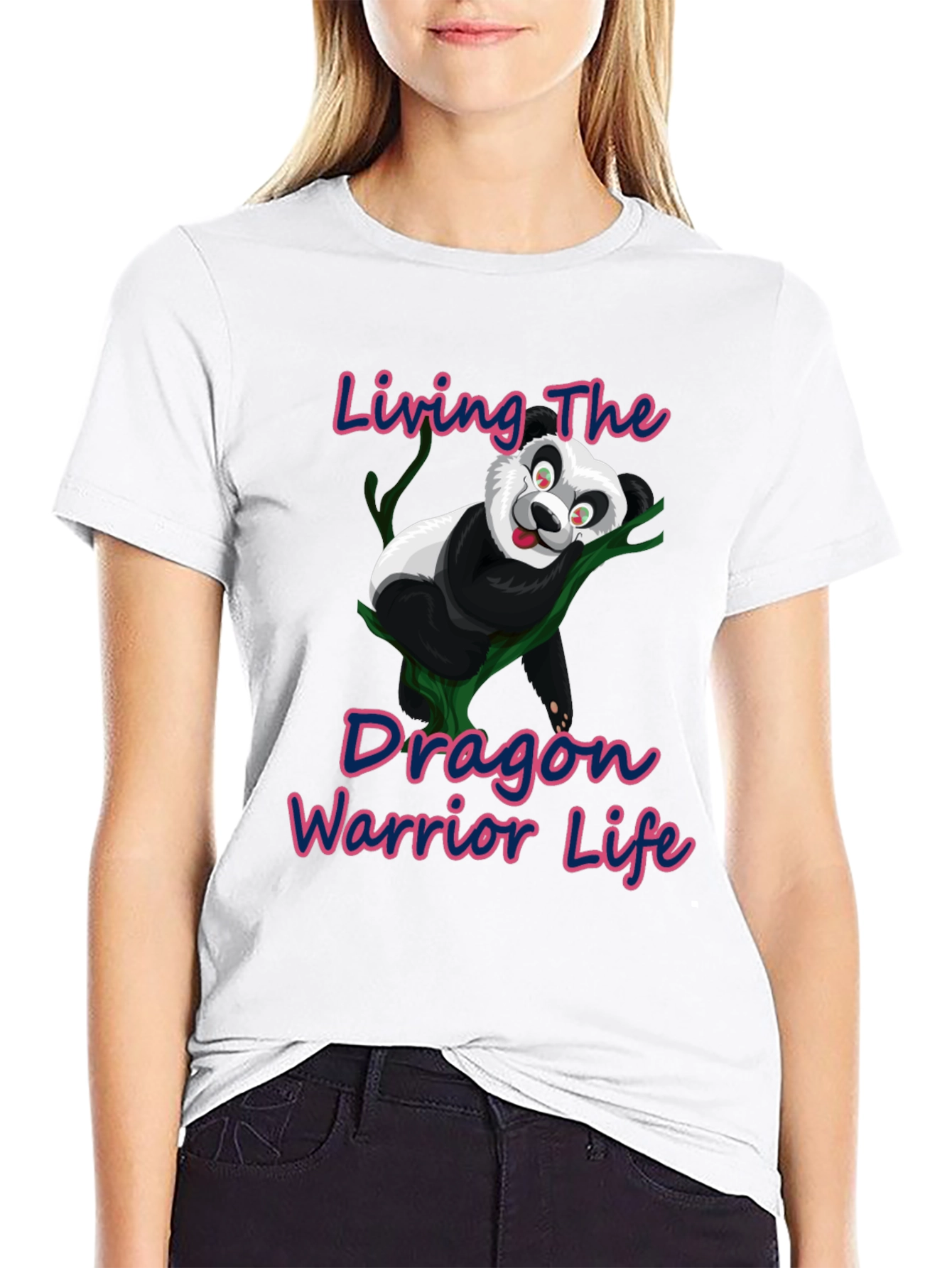 Dragon Warrior Panda T-Shirt